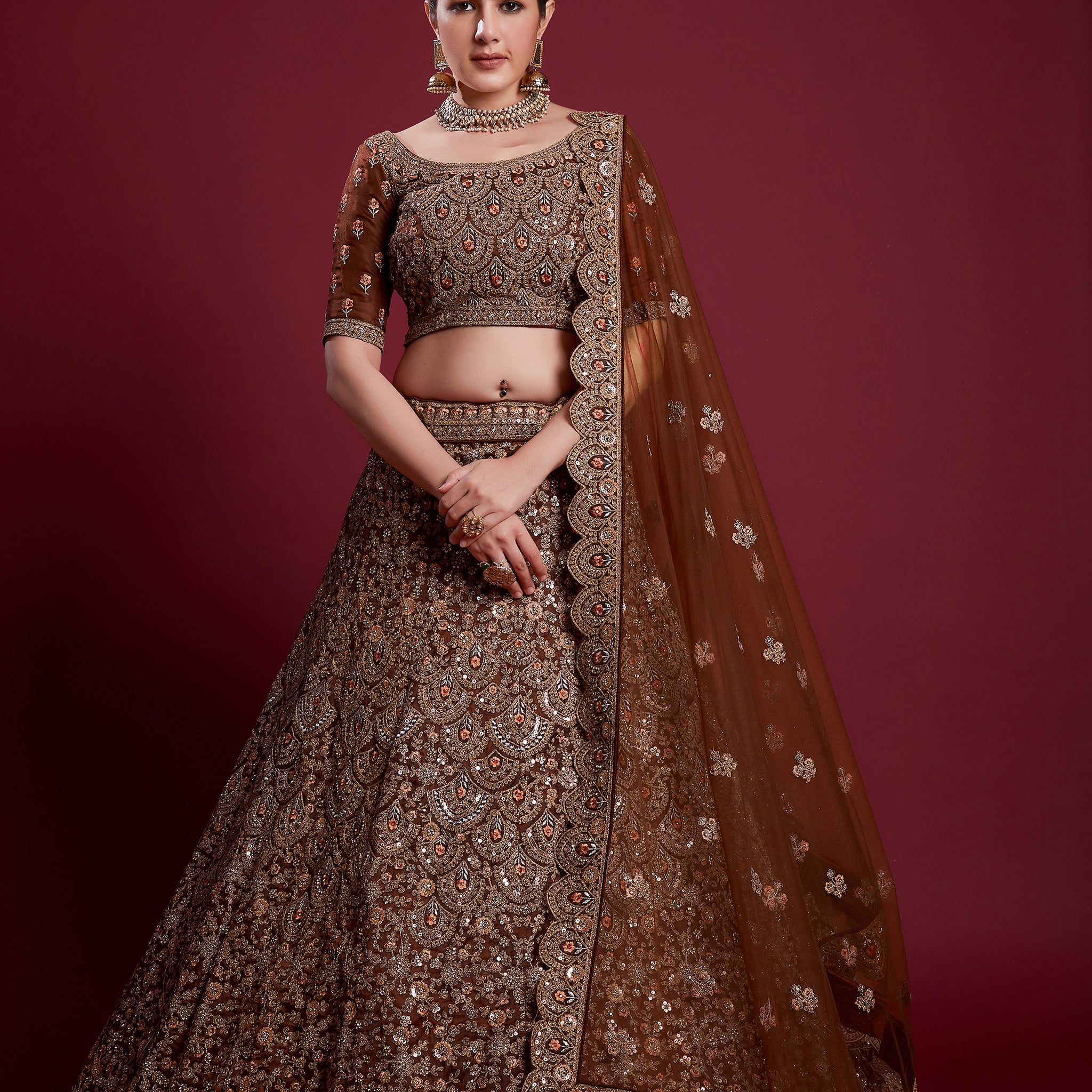 Poshak Vol 6 Designer Occasion Wear Lehenga D.No 49023
