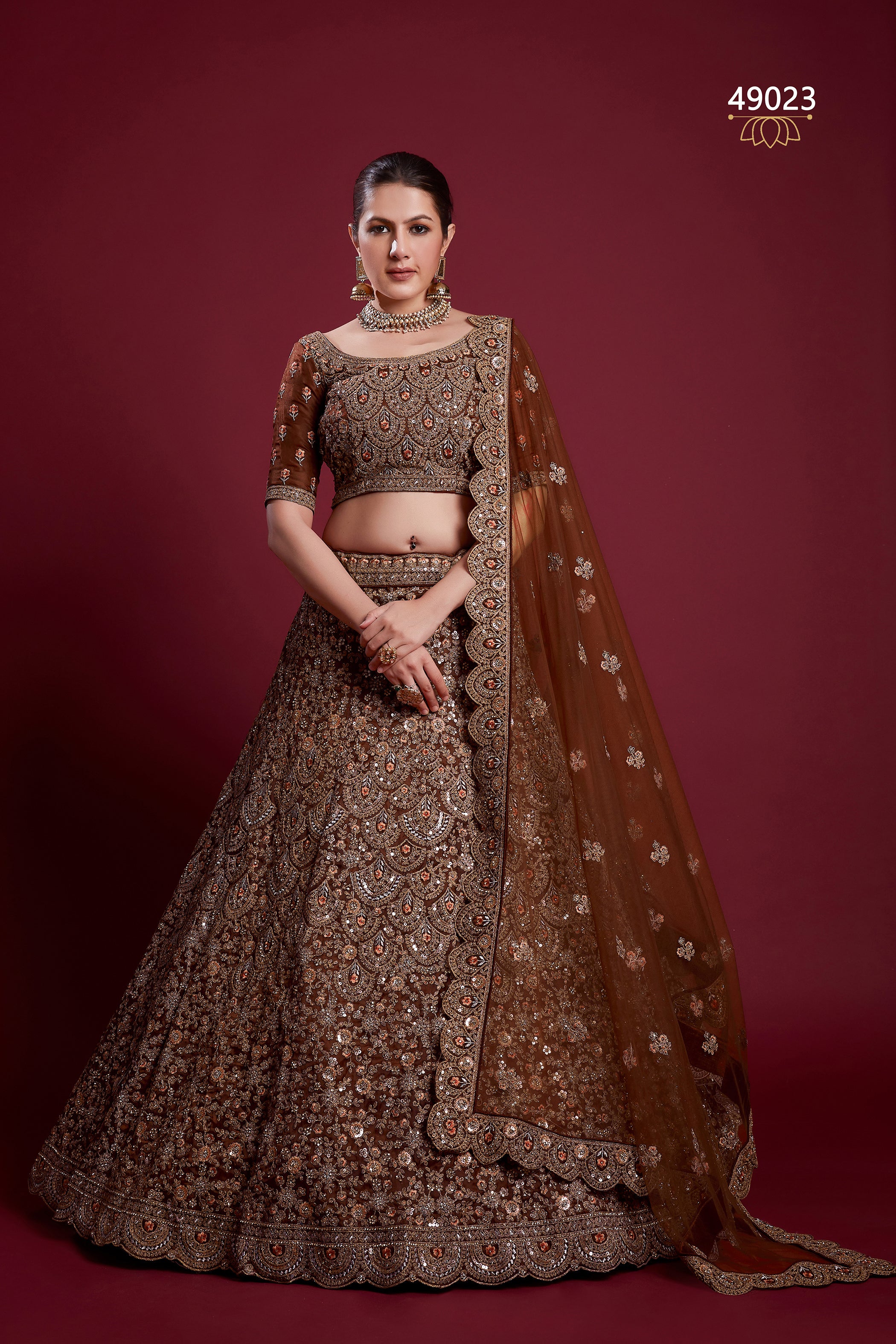 Poshak Vol 6 Designer Occasion Wear Lehenga D.No 49023