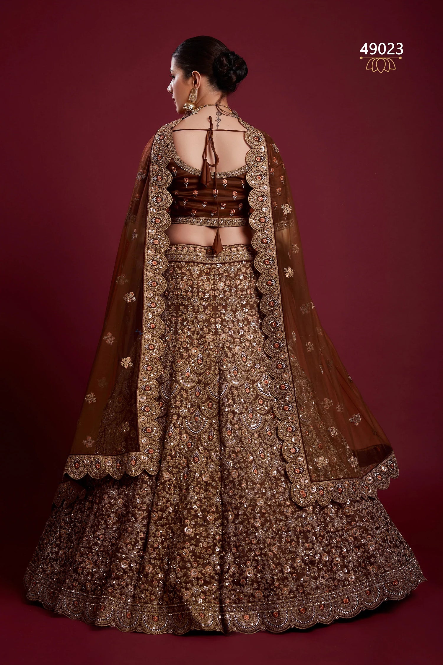 Poshak Vol 6 Designer Occasion Wear Lehenga D.No 49023 - Anant Exports