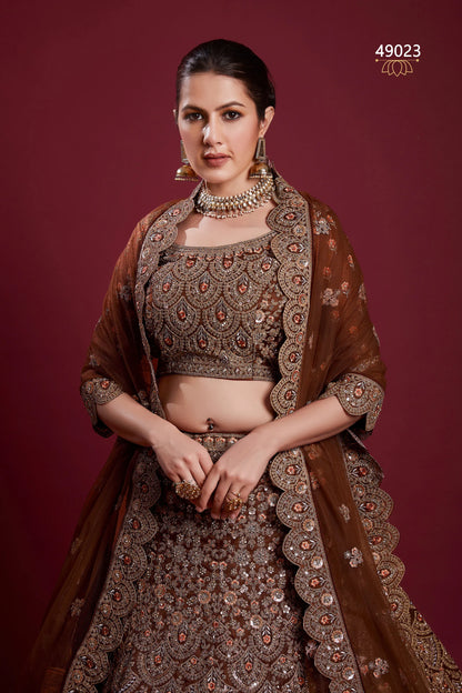 Poshak Vol 6 Designer Occasion Wear Lehenga D.No 49023 - Anant Exports