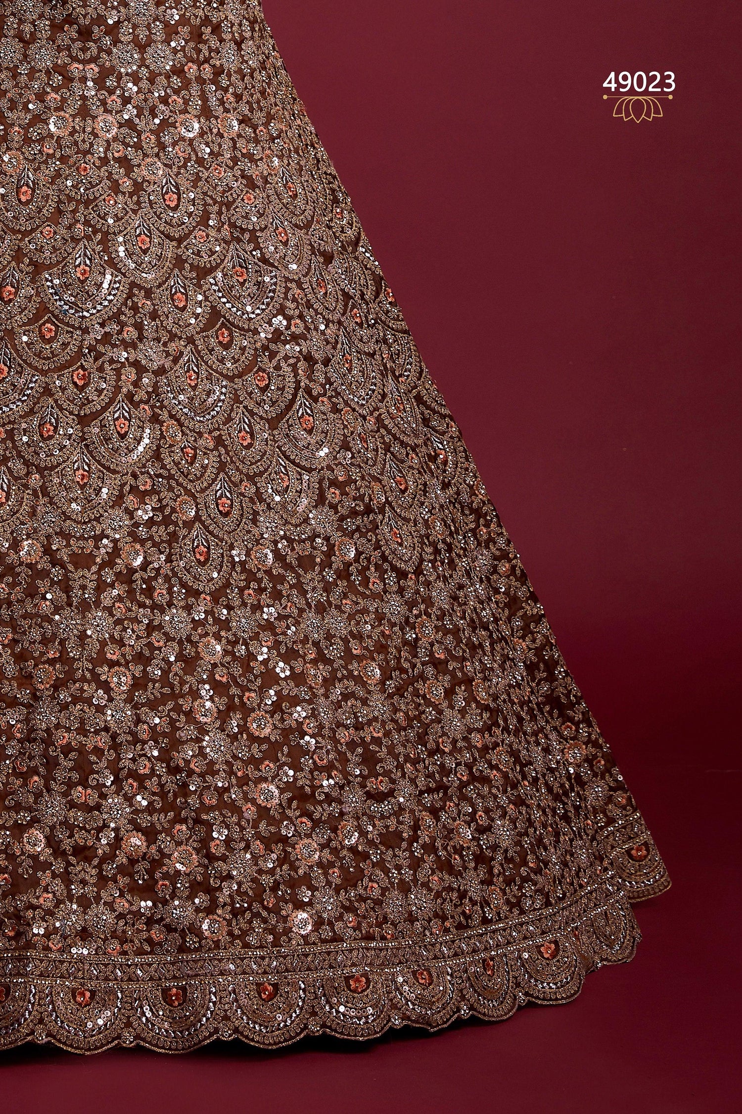Poshak Vol 6 Designer Occasion Wear Lehenga D.No 49023 - Anant Exports