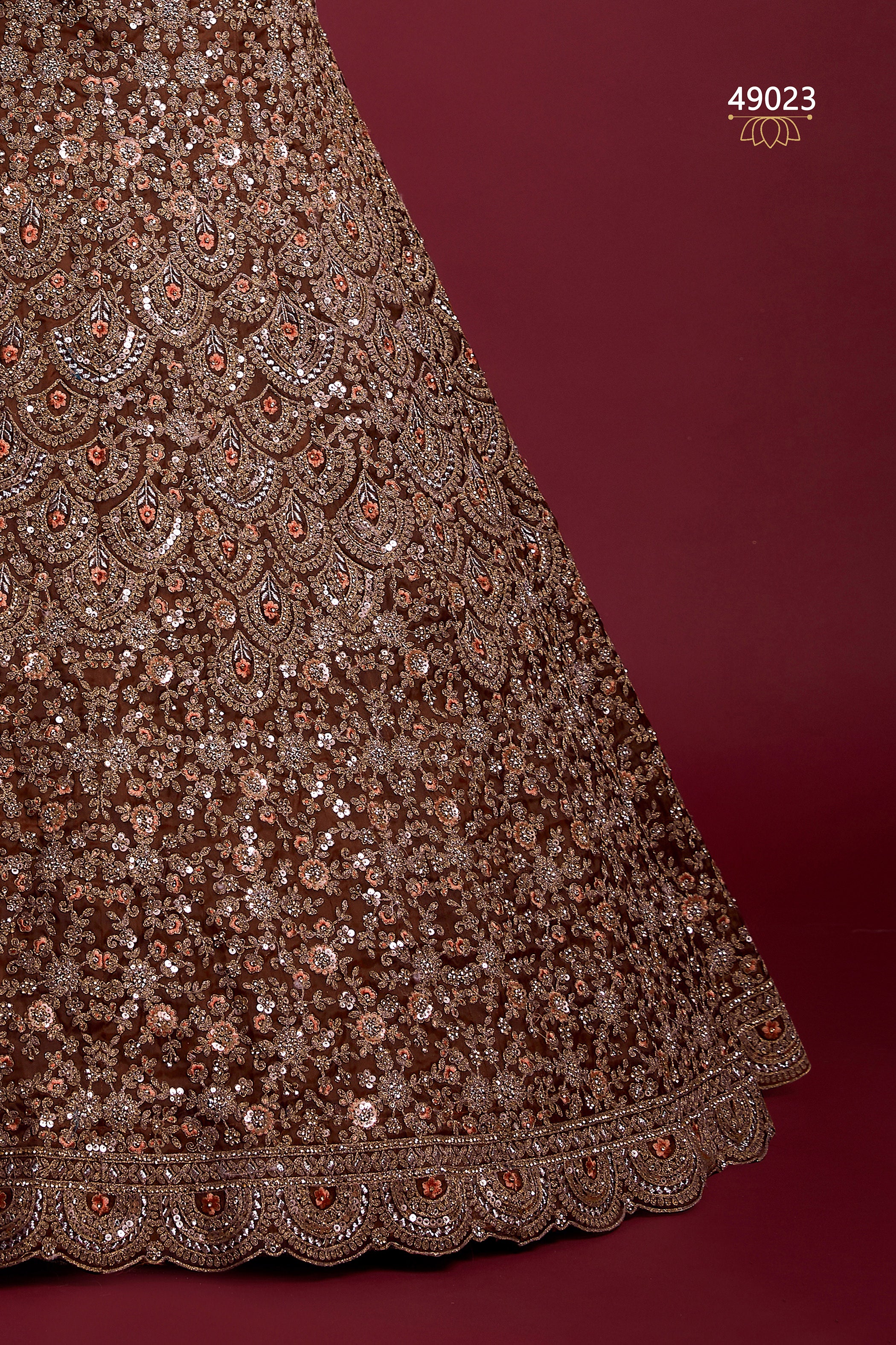 Poshak Vol 6 Designer Occasion Wear Lehenga D.No 49023