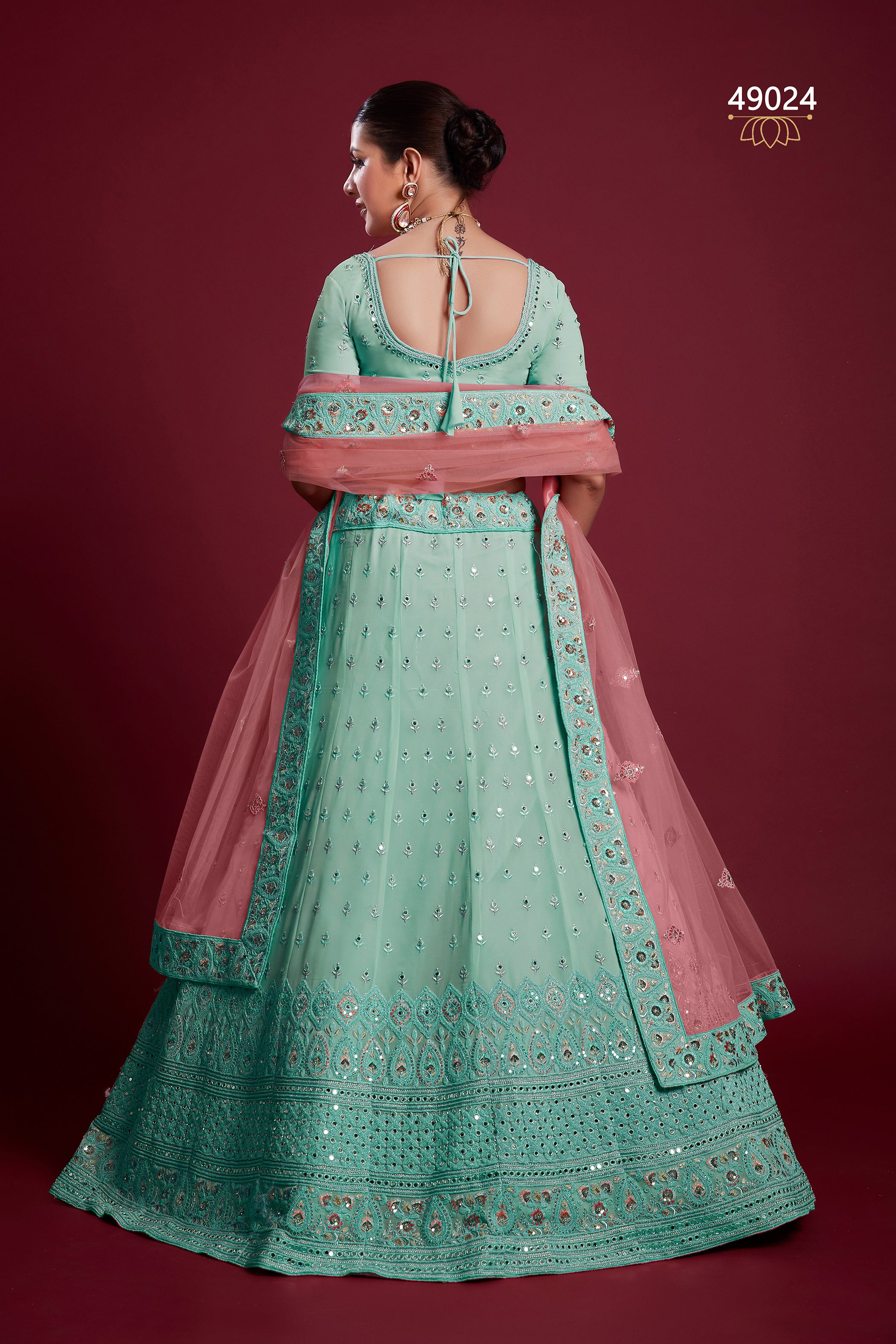 Poshak Vol 6 Designer Occasion Wear Lehenga D.No 49024