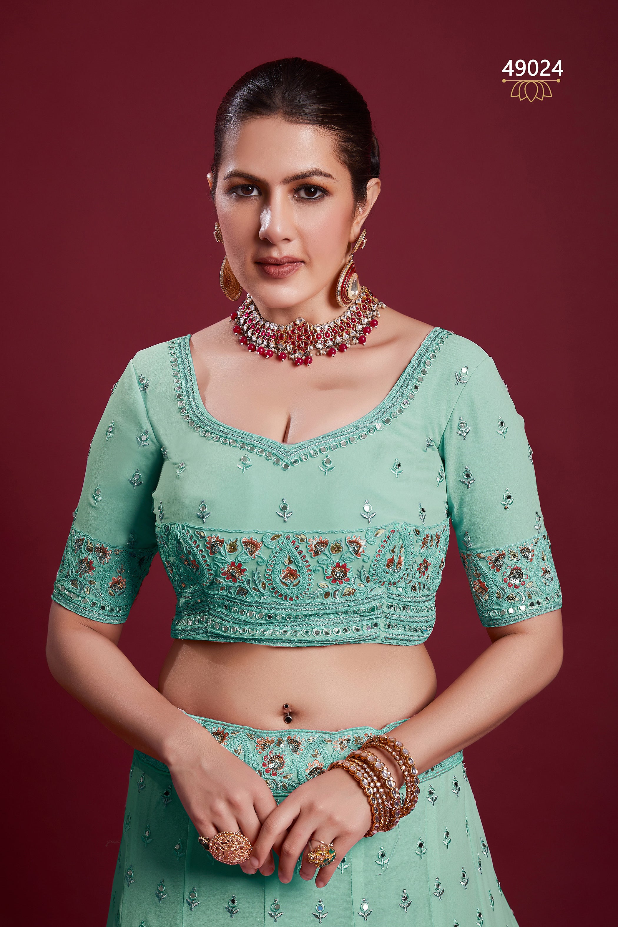 Poshak Vol 6 Designer Occasion Wear Lehenga D.No 49024