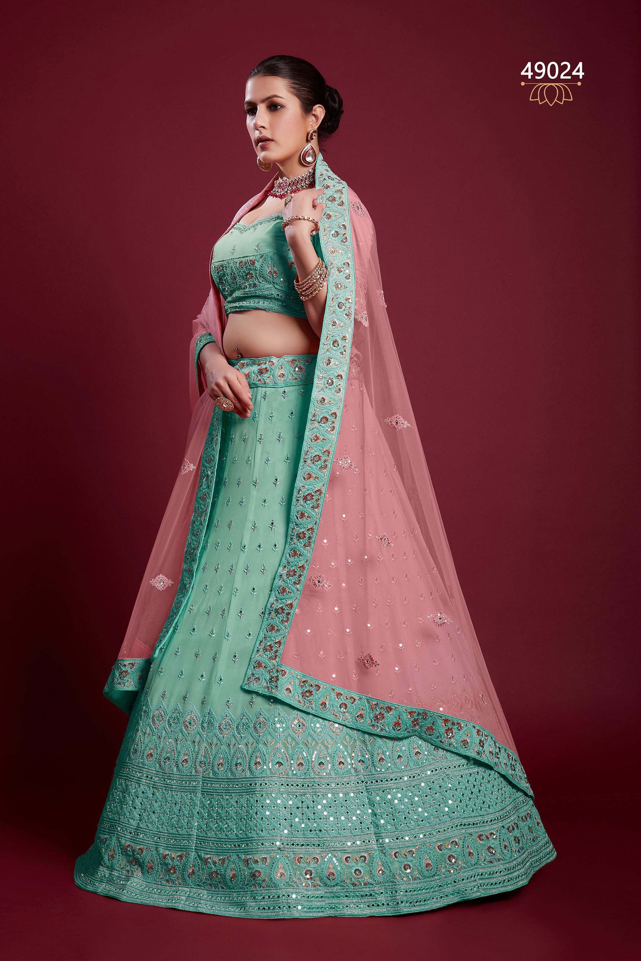 Poshak Vol 6 Designer Occasion Wear Lehenga D.No 49024