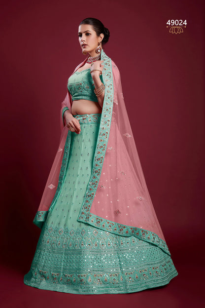 Poshak Vol 6 Designer Occasion Wear Lehenga D.No 49024 - Anant Exports