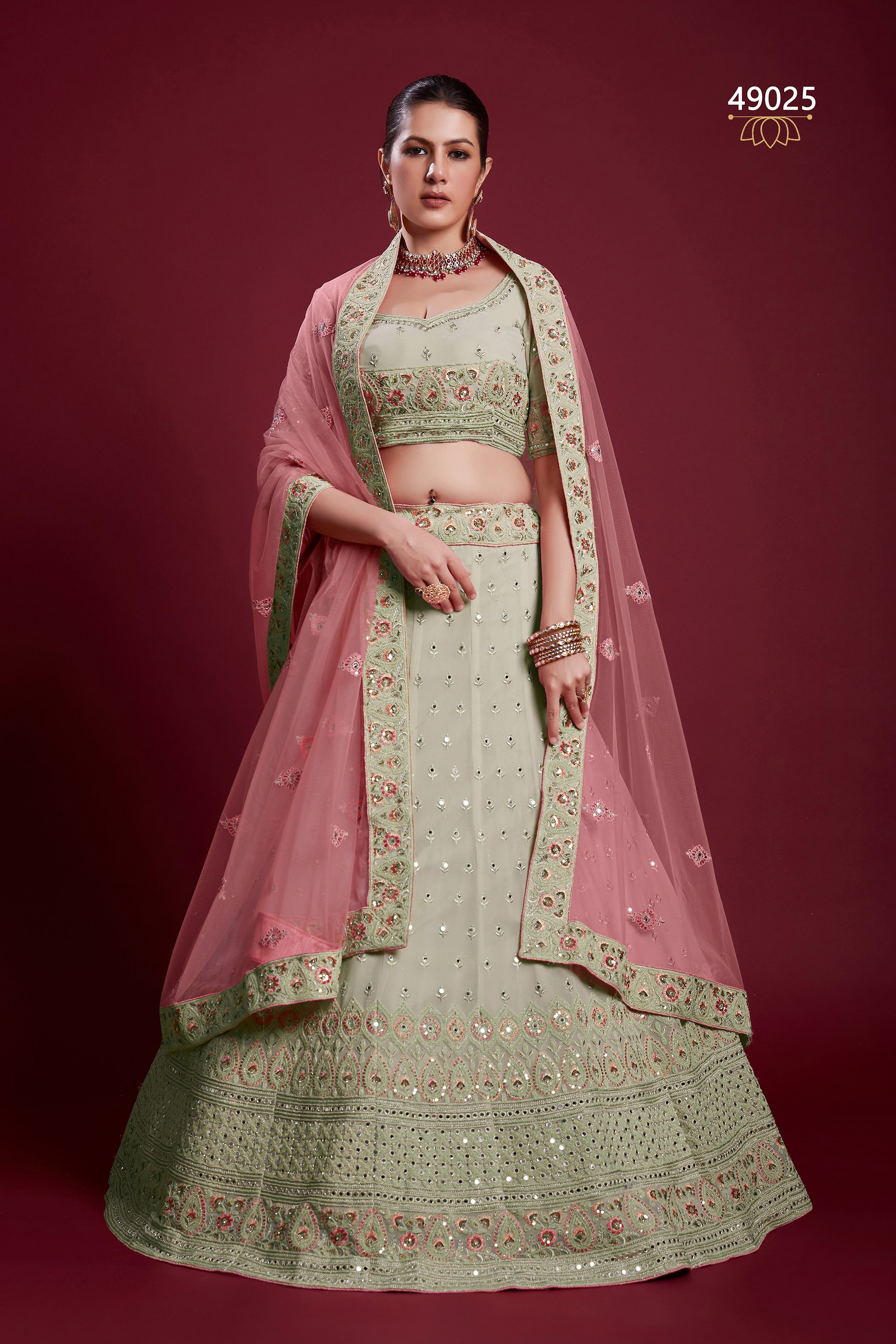 Poshak Vol 6 Designer Occasion Wear Lehenga D.No 49025