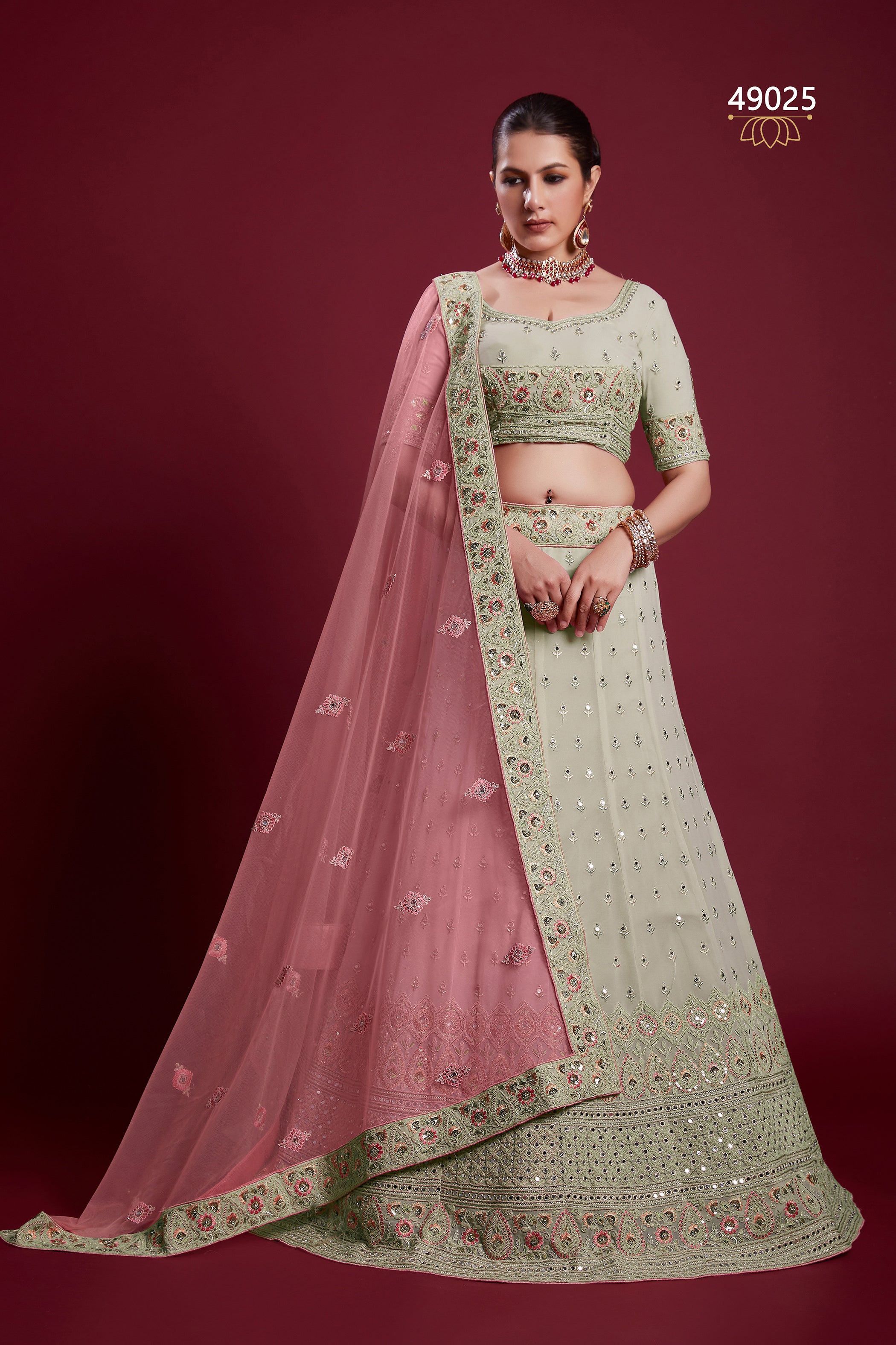 Poshak Vol 6 Designer Occasion Wear Lehenga D.No 49025