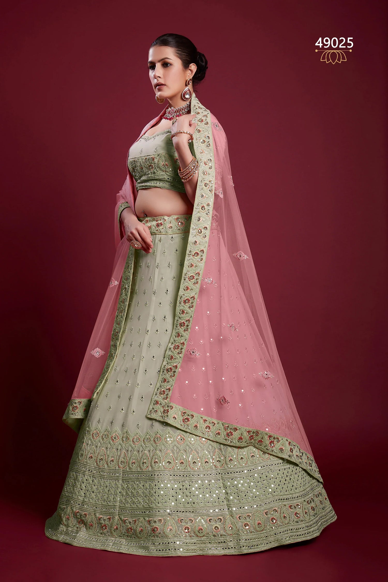 Poshak Vol 6 Designer Occasion Wear Lehenga D.No 49025 - Anant Exports