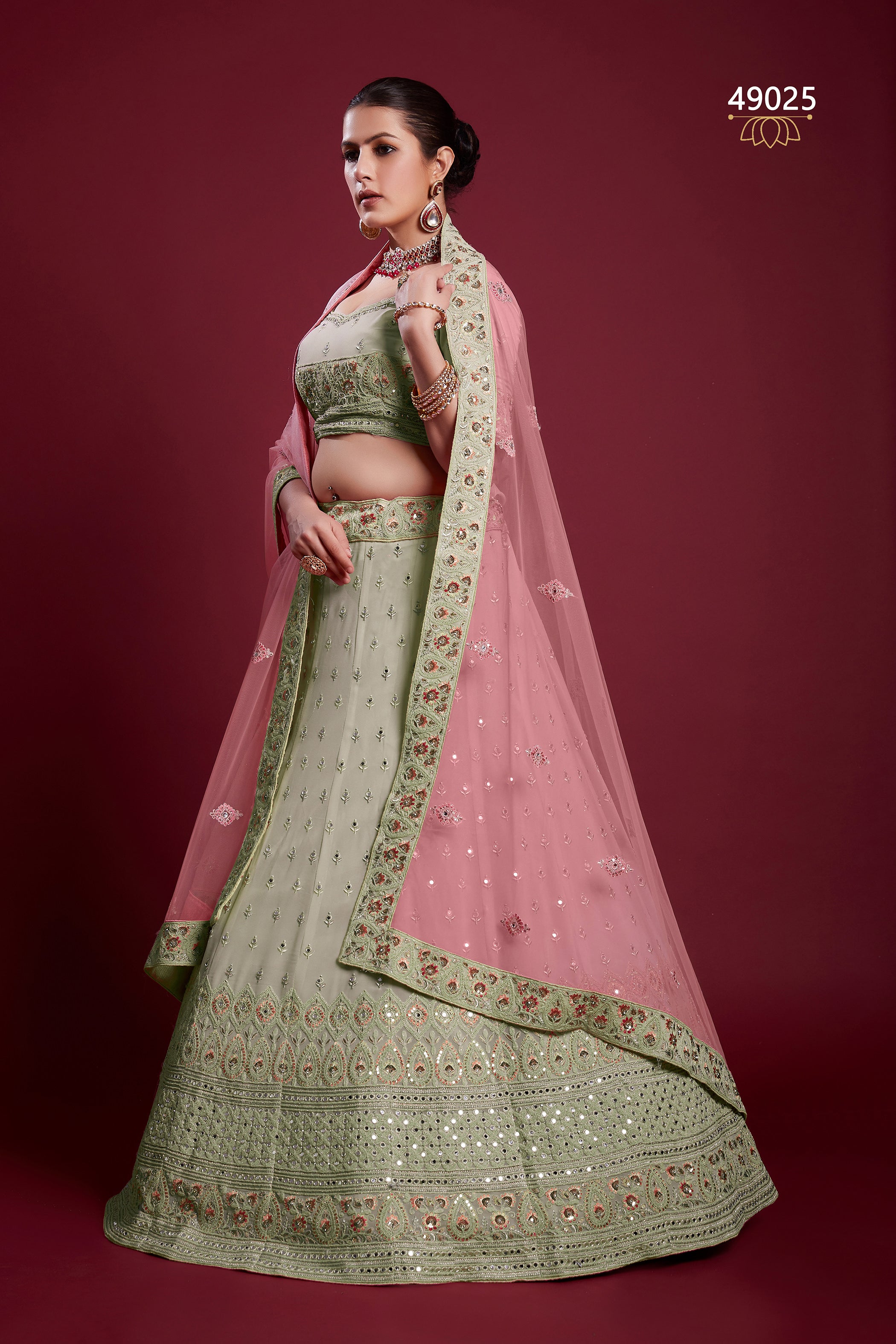 Poshak Vol 6 Designer Occasion Wear Lehenga D.No 49025