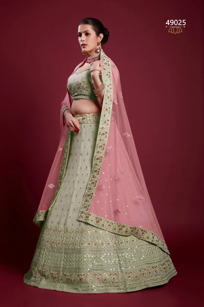 Poshak Vol 6 Designer Occasion Wear Lehenga D.No 49025 - Anant Exports