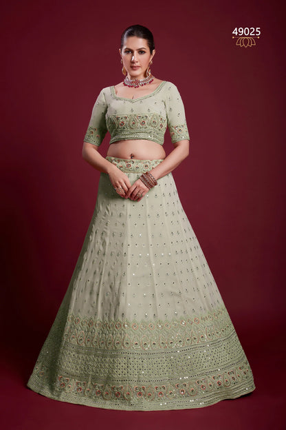 Poshak Vol 6 Designer Occasion Wear Lehenga D.No 49025 - Anant Exports