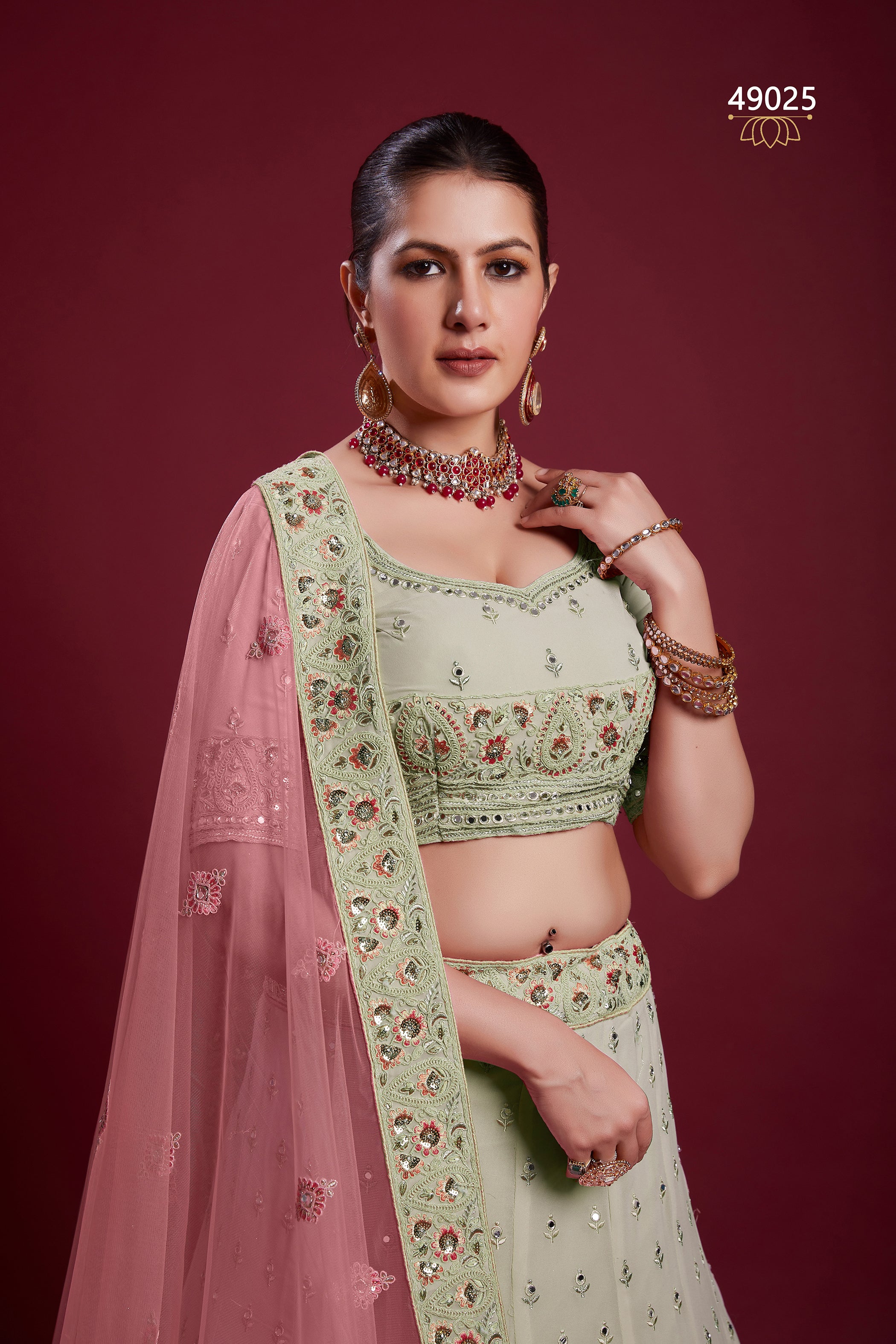 Poshak Vol 6 Designer Occasion Wear Lehenga D.No 49025