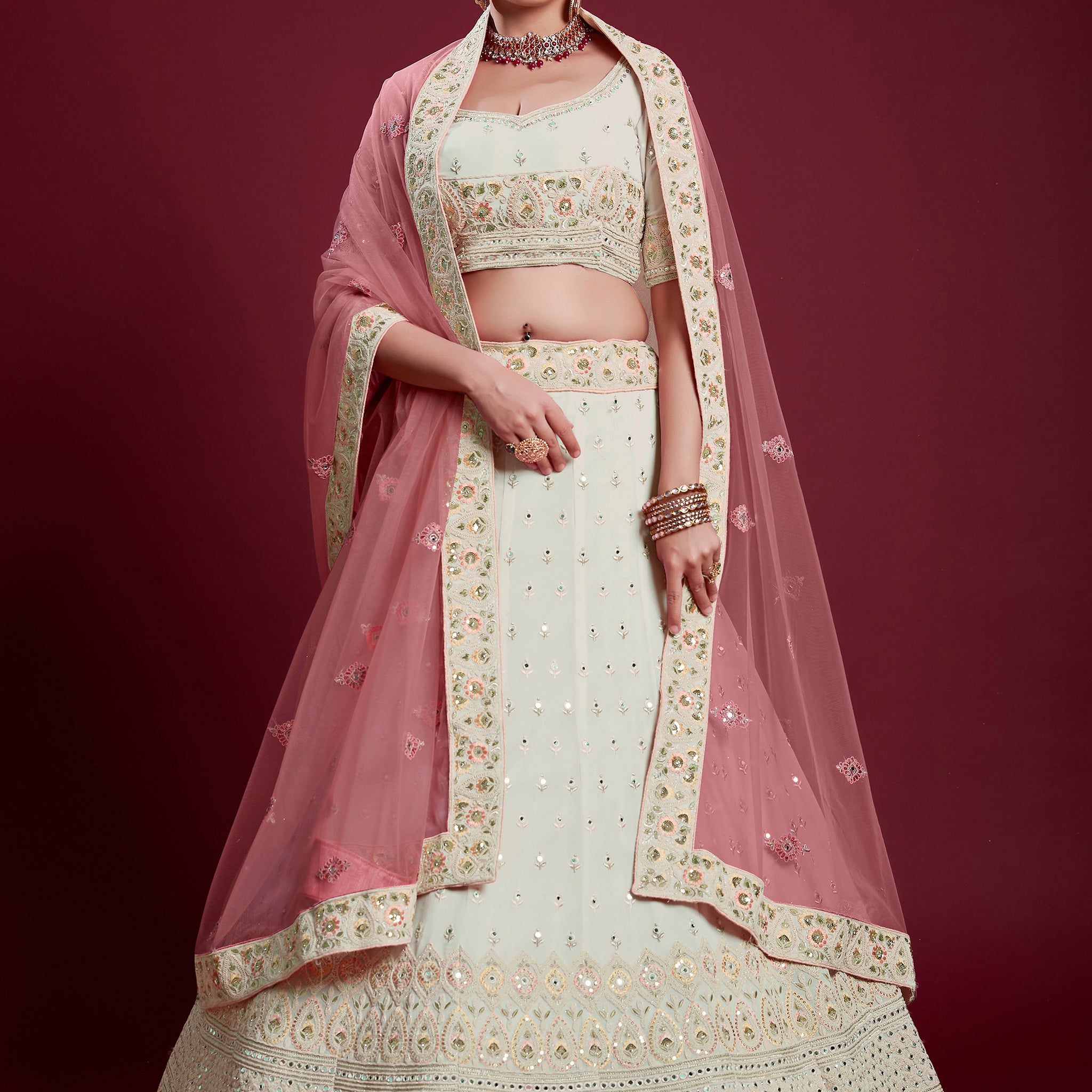 Poshak Vol 6 Designer Occasion Wear Lehenga D.No 49026