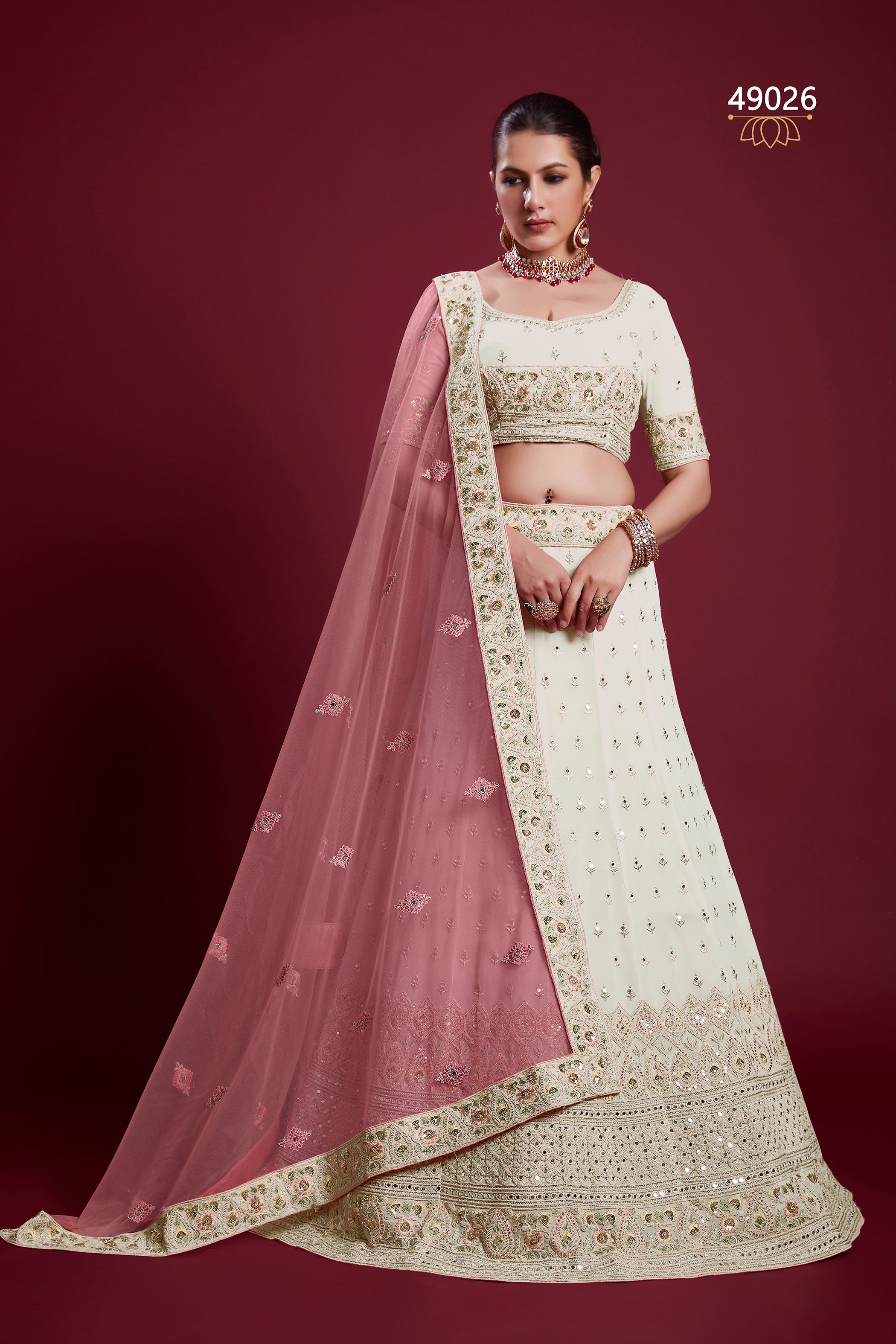 Poshak Vol 6 Designer Occasion Wear Lehenga D.No 49026