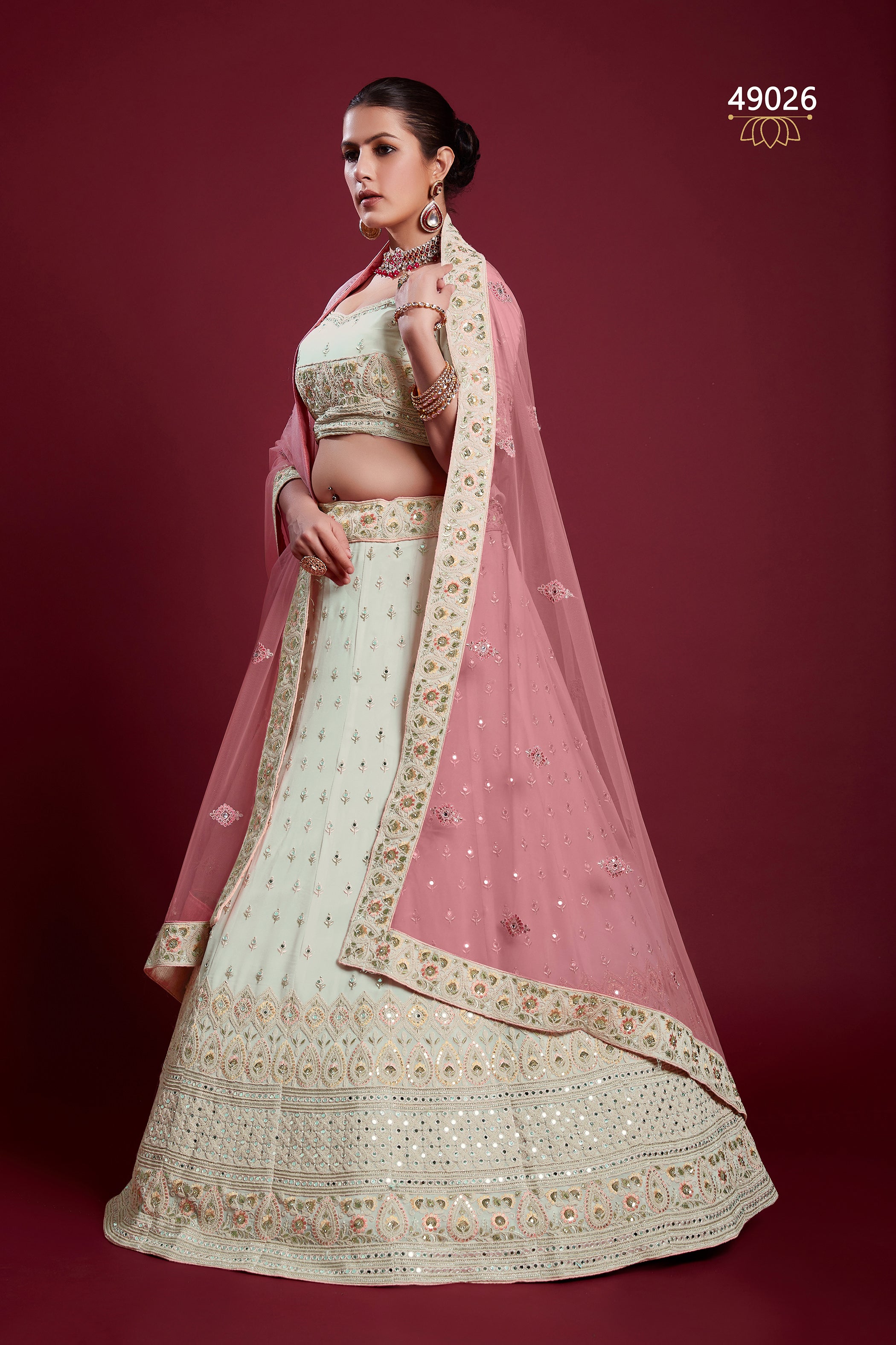 Poshak Vol 6 Designer Occasion Wear Lehenga D.No 49026