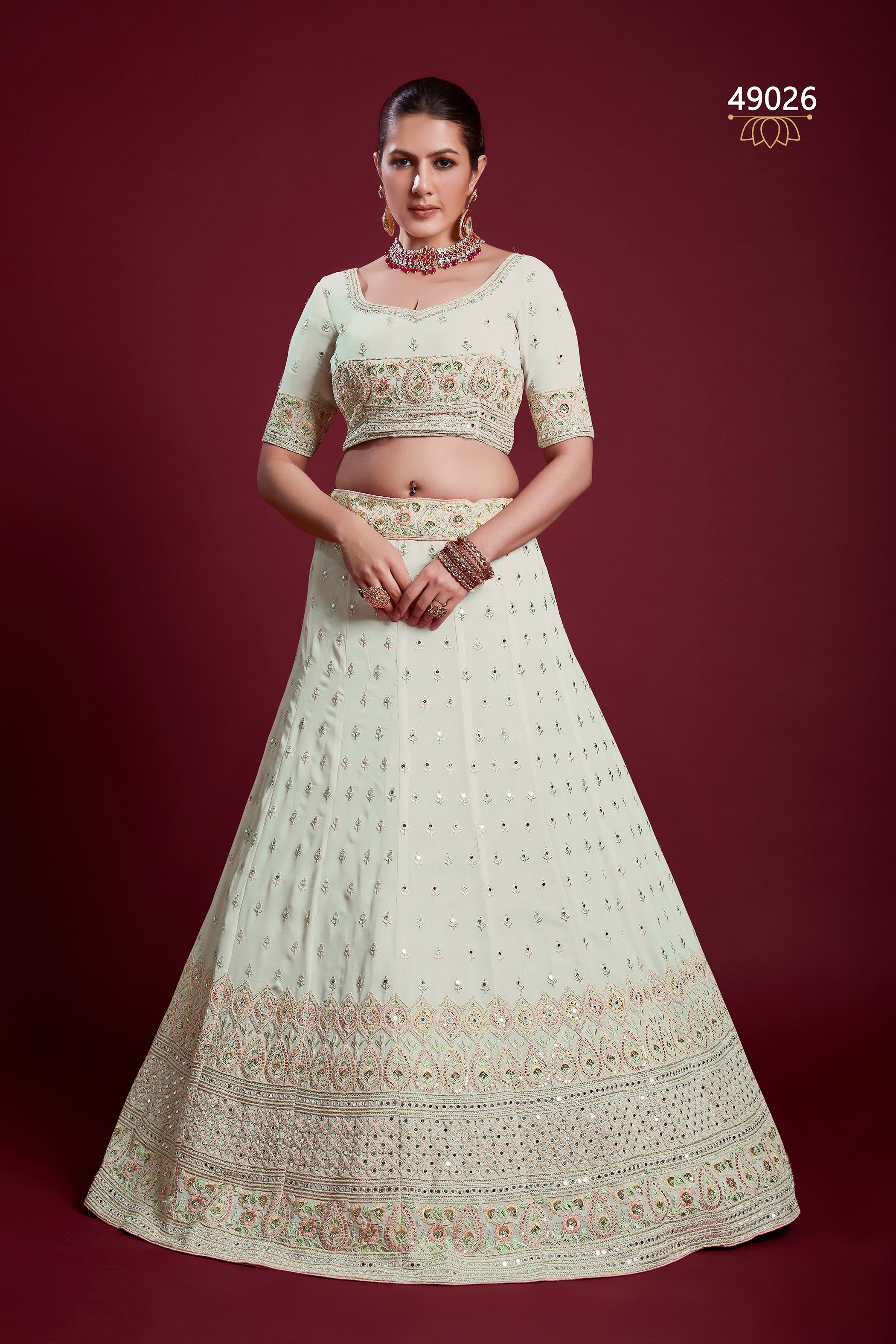 Poshak Vol 6 Designer Occasion Wear Lehenga D.No 49026