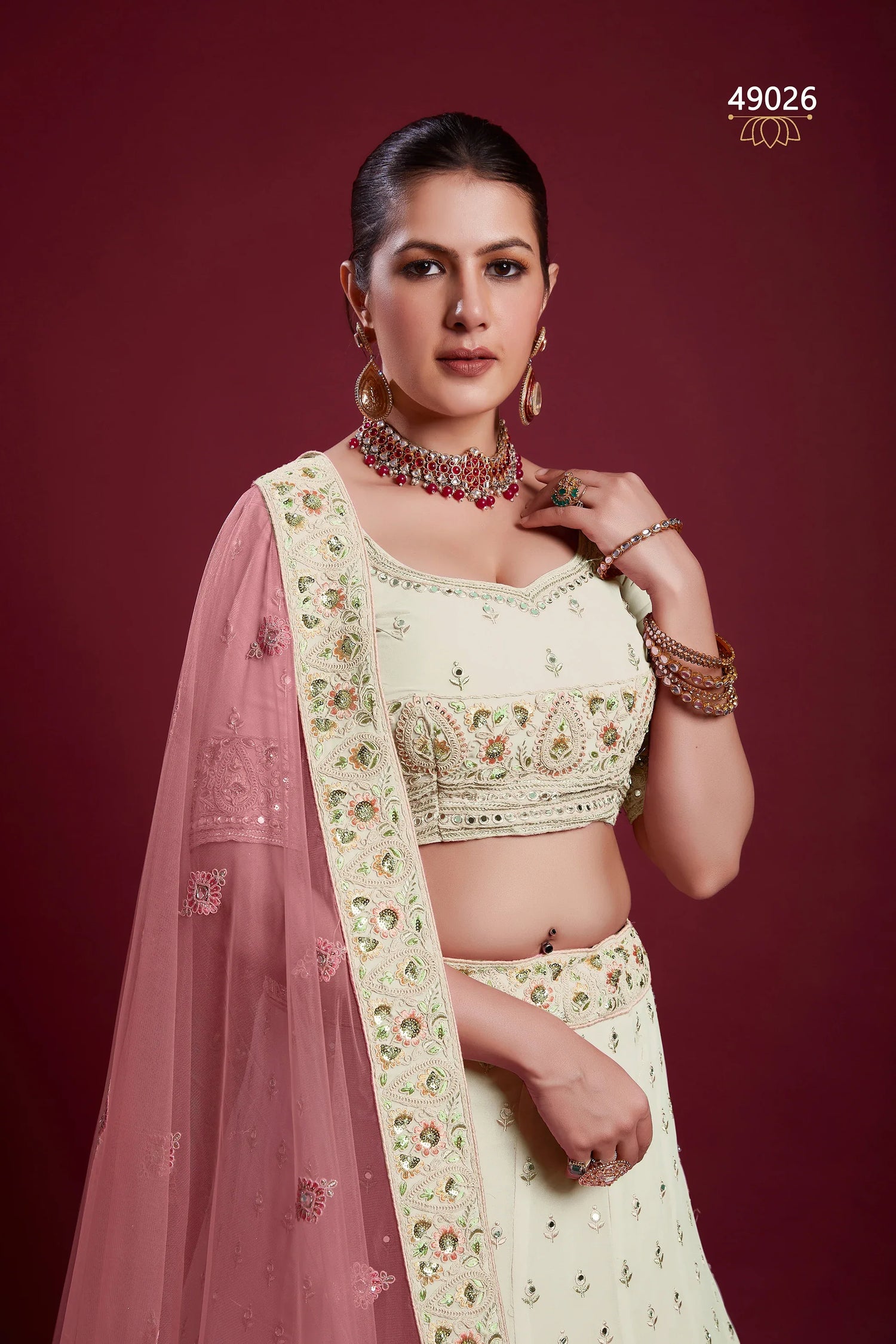 Poshak Vol 6 Designer Occasion Wear Lehenga D.No 49026 - Anant Exports