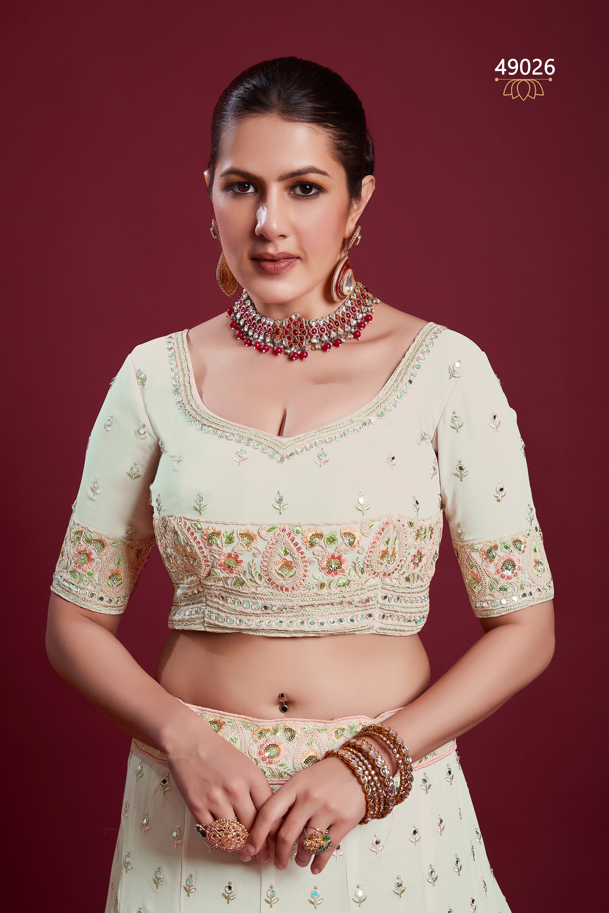 Poshak Vol 6 Designer Occasion Wear Lehenga D.No 49026