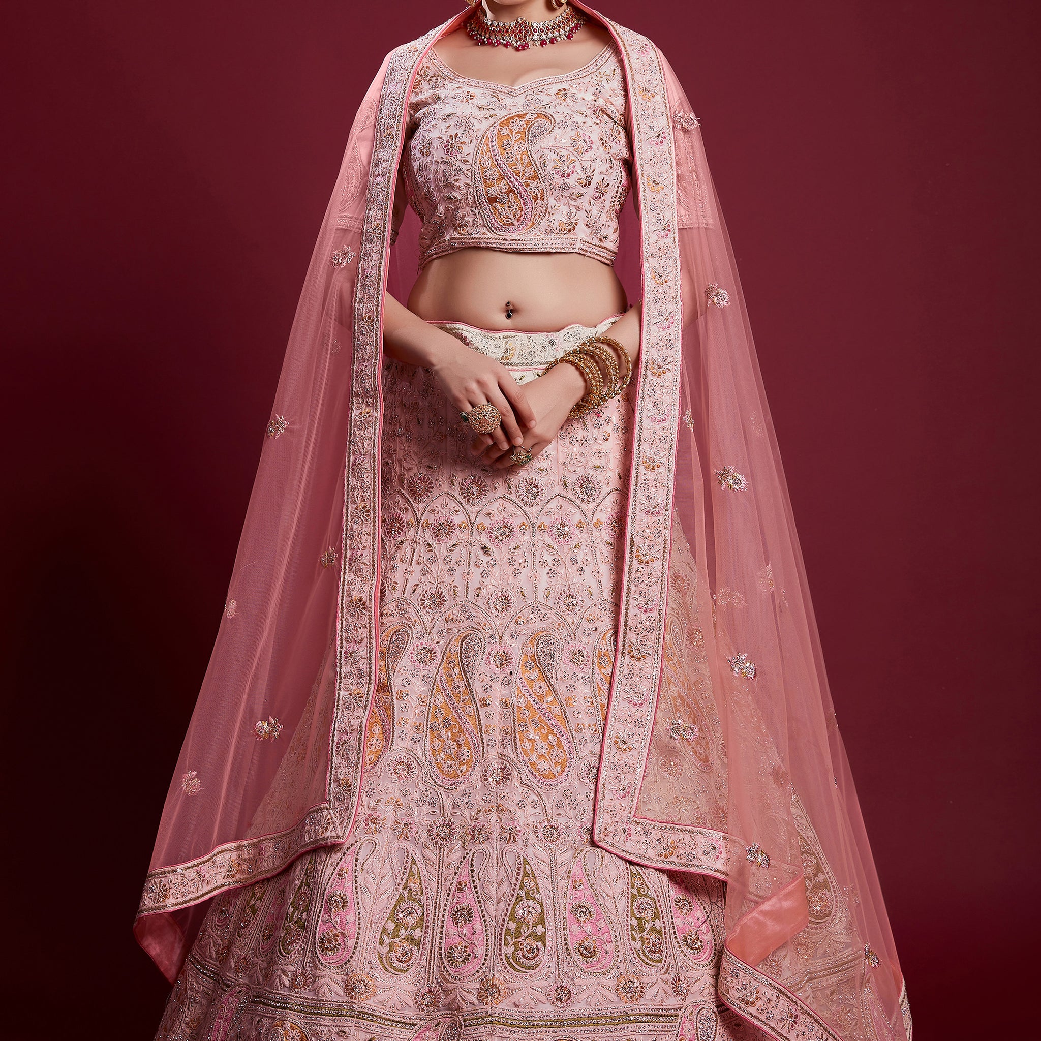 Poshak Vol 6 Designer Occasion Wear Lehenga D.No 49027