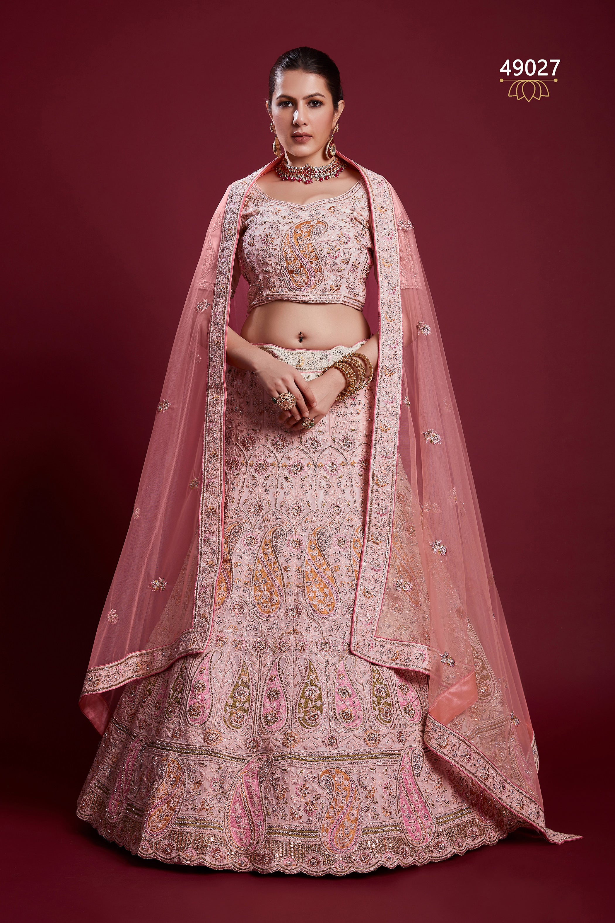 Poshak Vol 6 Designer Occasion Wear Lehenga D.No 49027