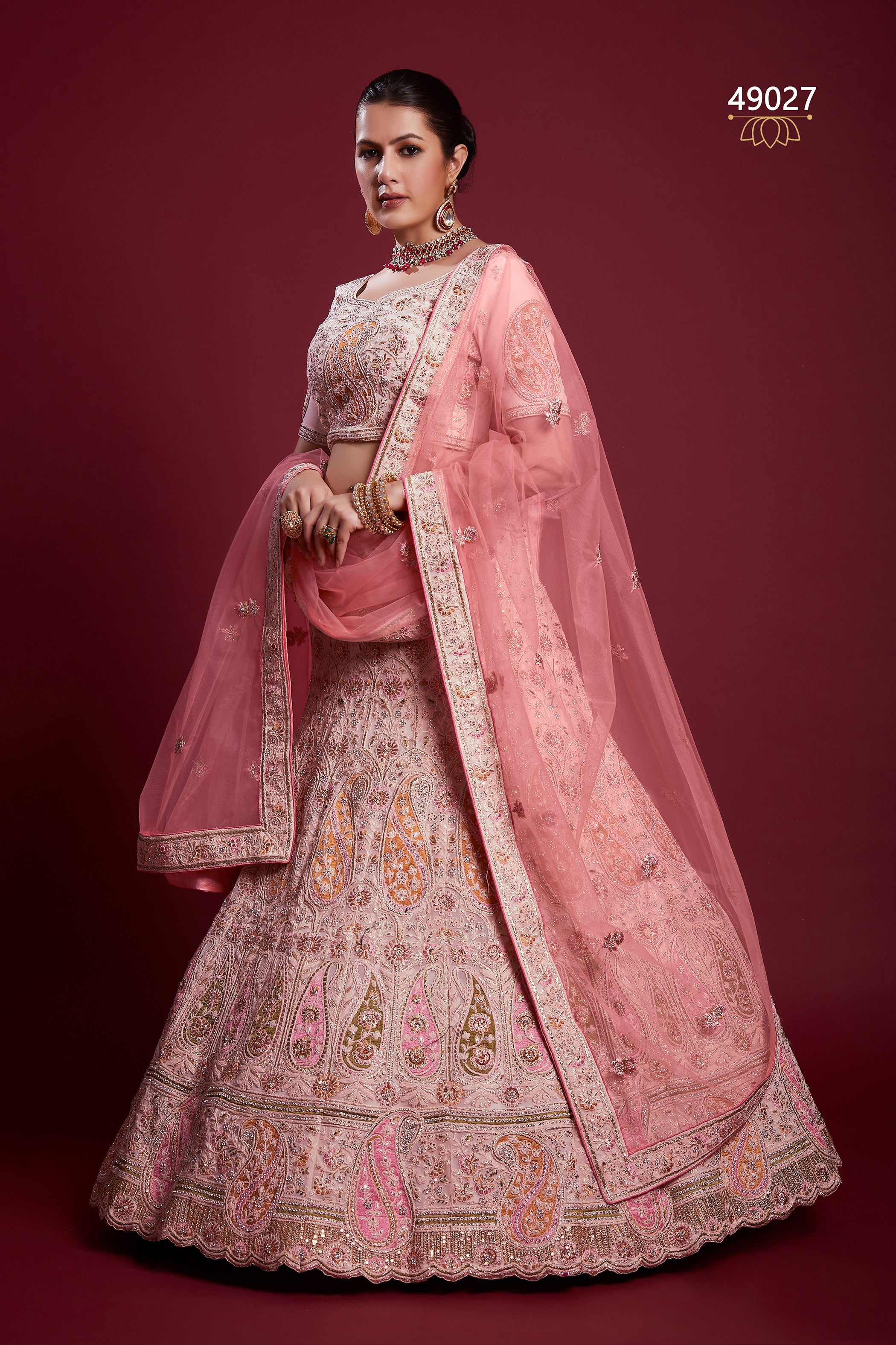 Poshak Vol 6 Designer Occasion Wear Lehenga D.No 49027