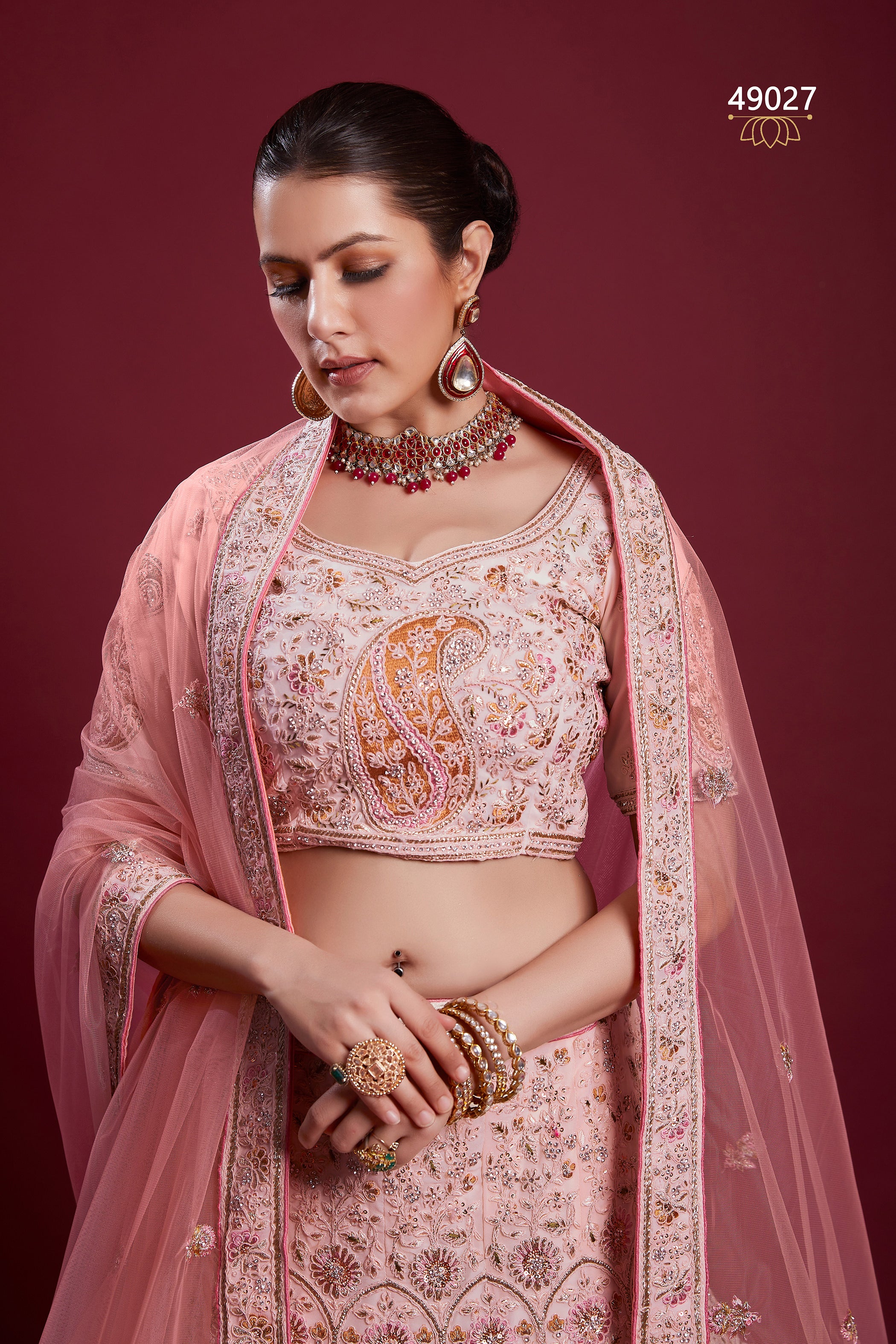 Poshak Vol 6 Designer Occasion Wear Lehenga D.No 49027