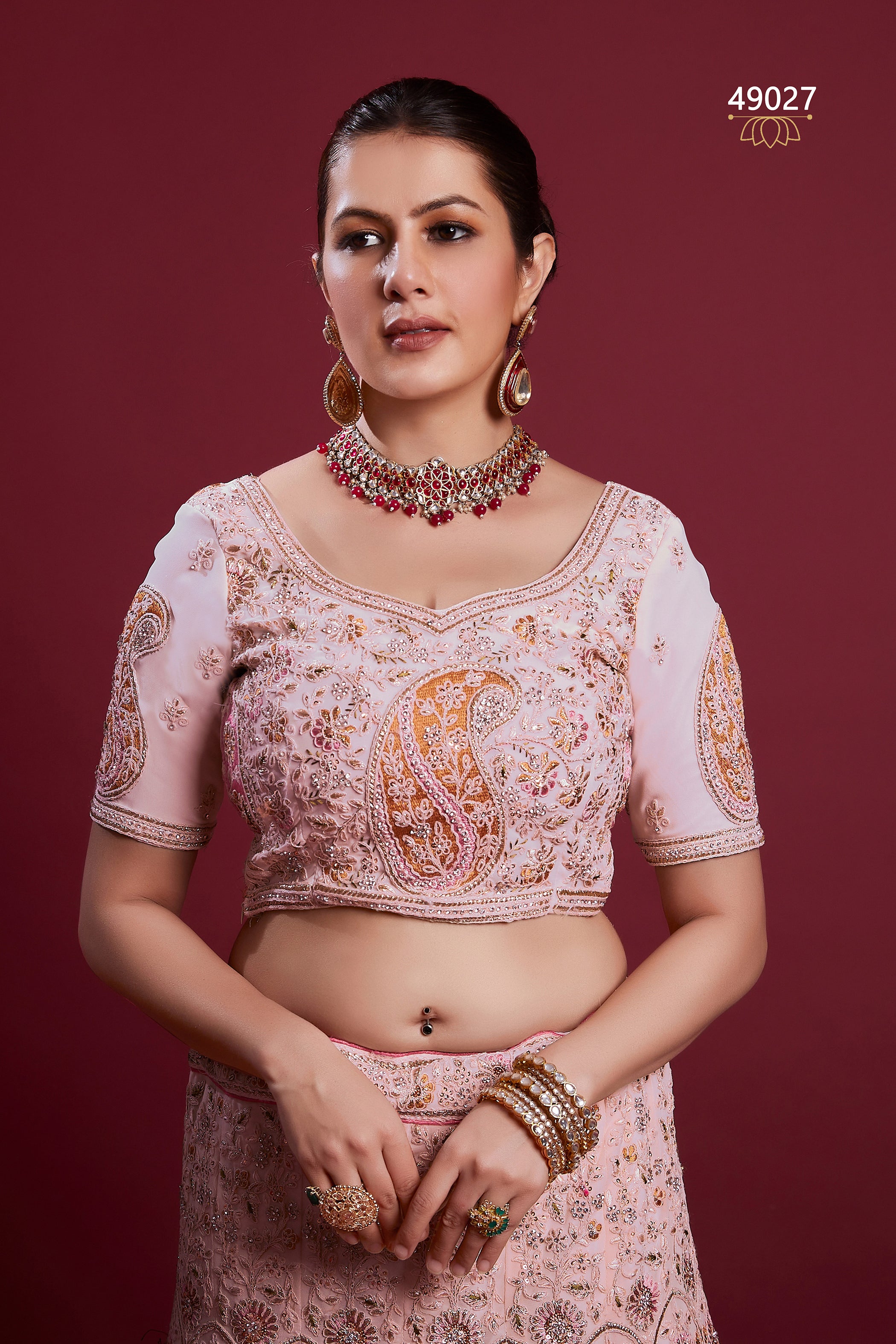 Poshak Vol 6 Designer Occasion Wear Lehenga D.No 49027