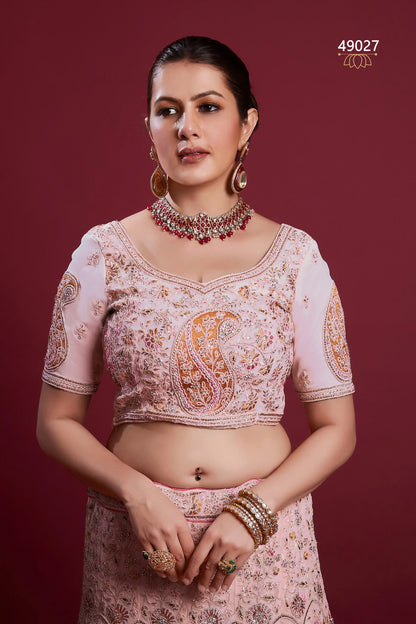 Poshak Vol 6 Designer Occasion Wear Lehenga D.No 49027 - Anant Exports
