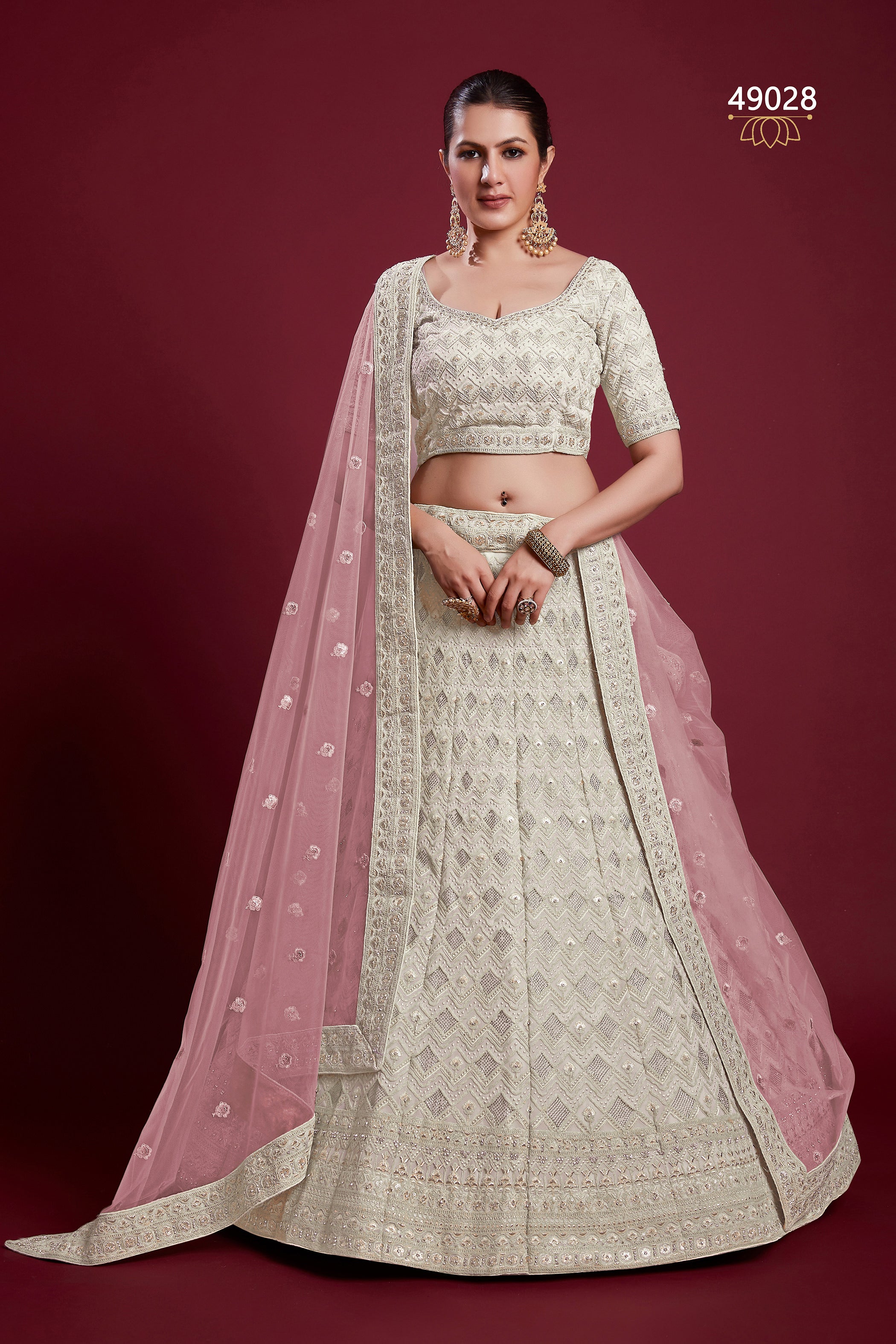 Poshak Vol 6 Designer Occasion Wear Lehenga D.No 49028
