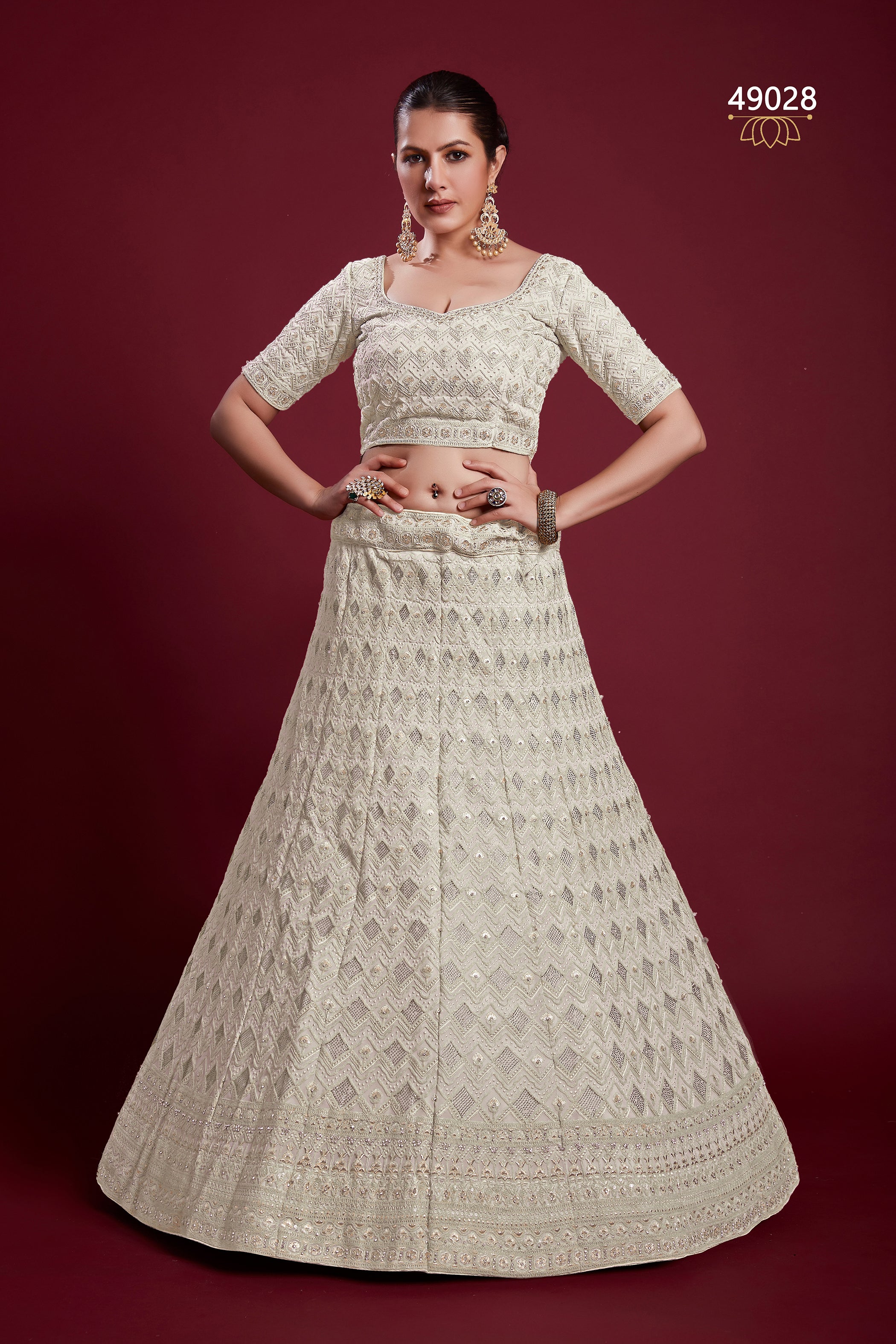 Poshak Vol 6 Designer Occasion Wear Lehenga D.No 49028