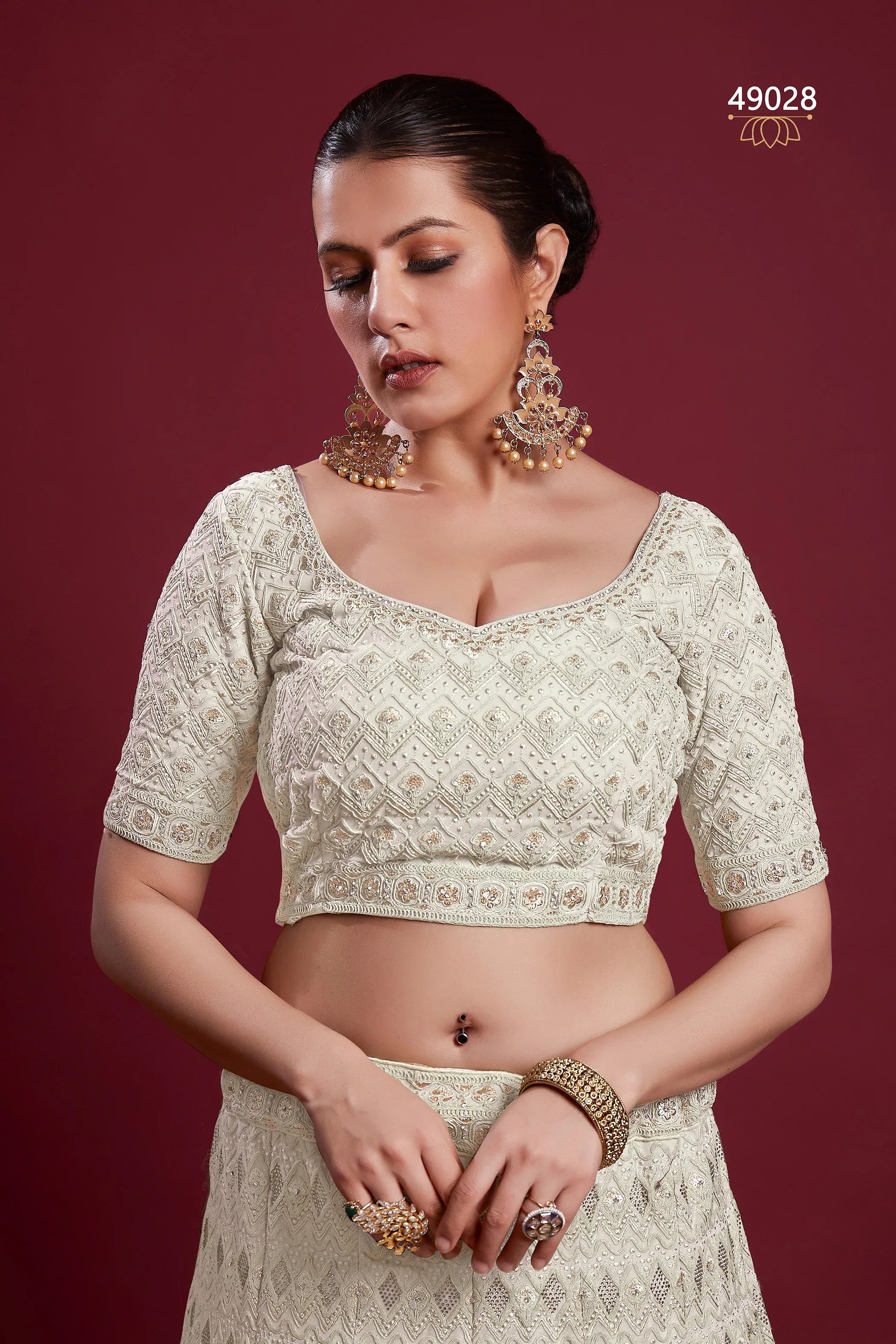 Poshak Vol 6 Designer Occasion Wear Lehenga D.No 49028 - Anant Exports