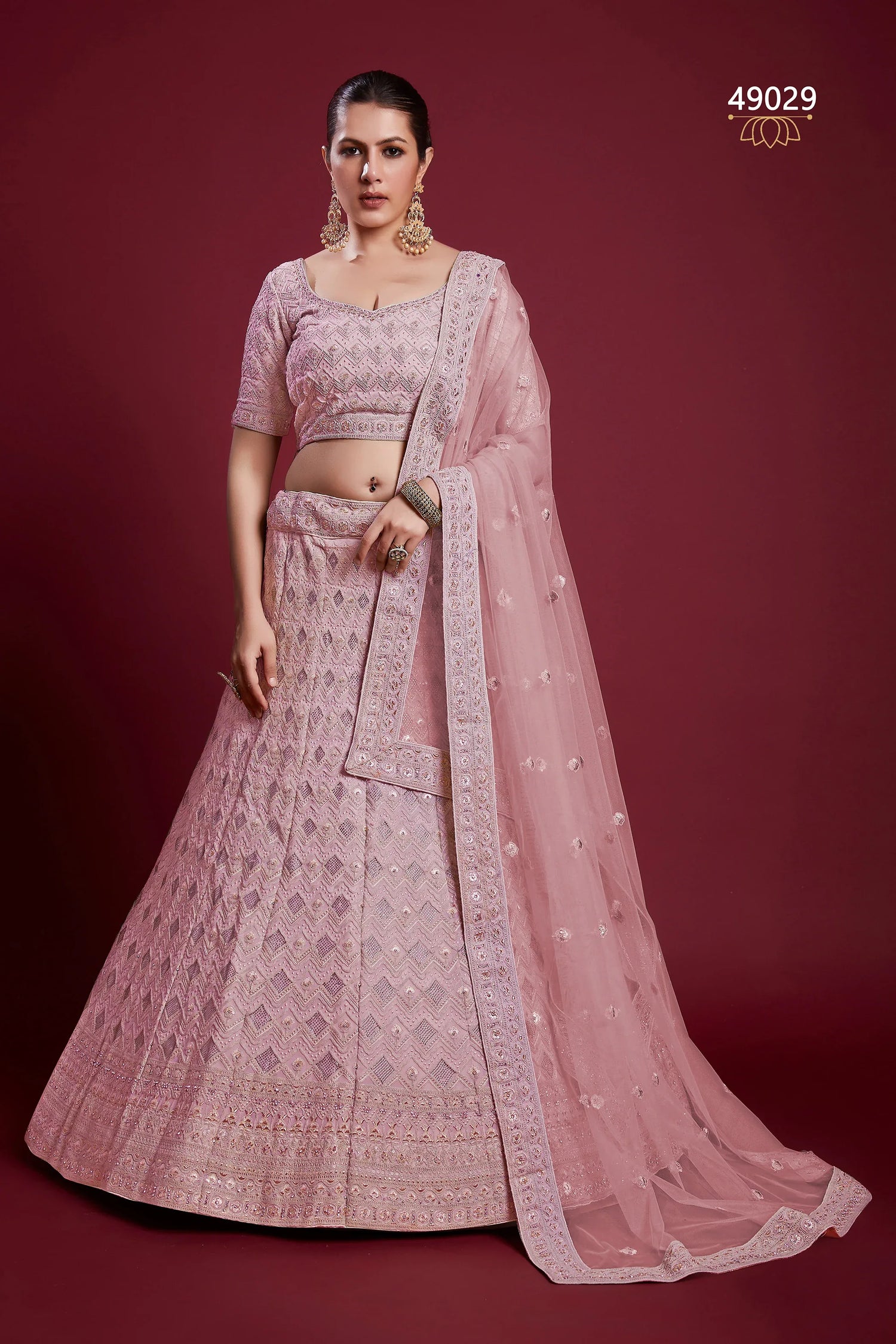 Poshak Vol 6 Designer Occasion Wear Lehenga D.No 49029 - Anant Exports