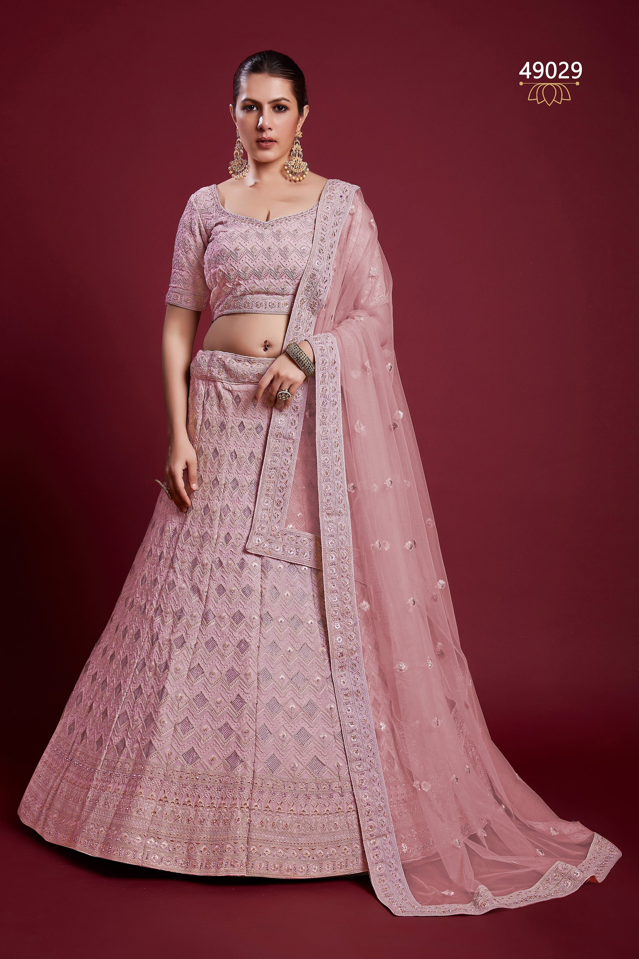 Poshak Vol 6 Designer Occasion Wear Lehenga D.No 49029