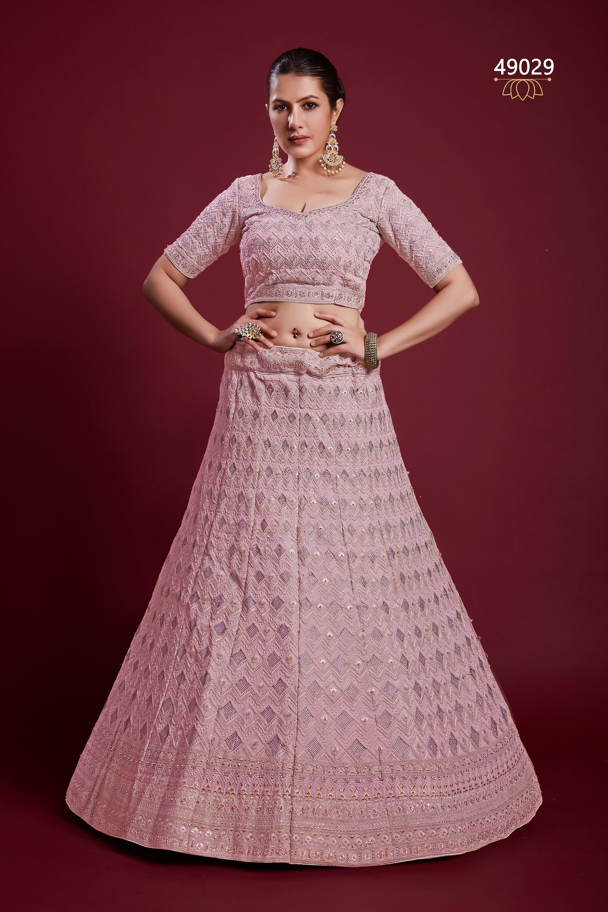 Poshak Vol 6 Designer Occasion Wear Lehenga D.No 49029