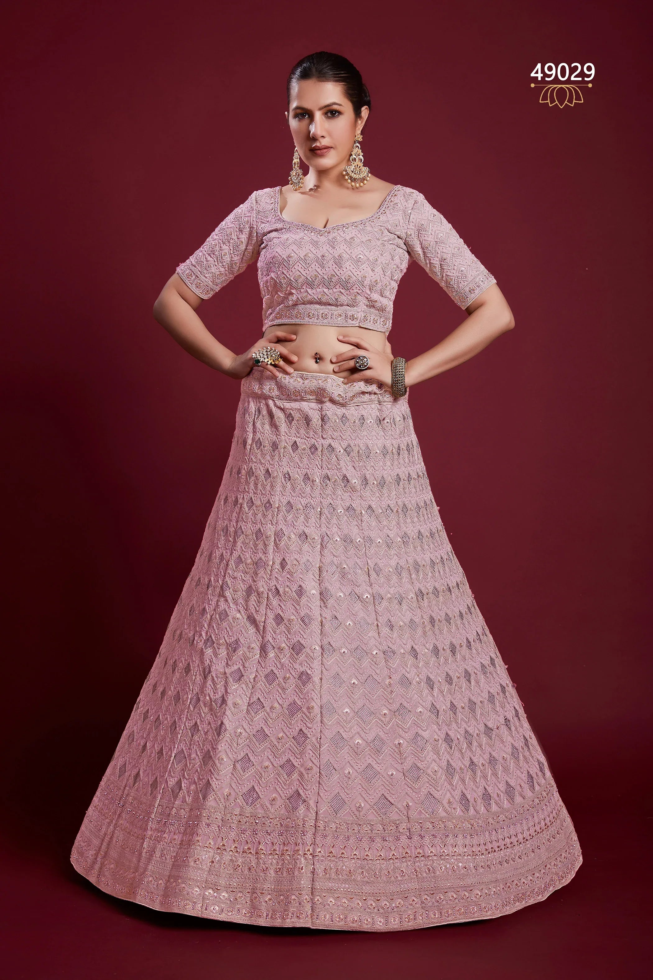 Poshak Vol 6 Designer Occasion Wear Lehenga D.No 49029 - Anant Exports