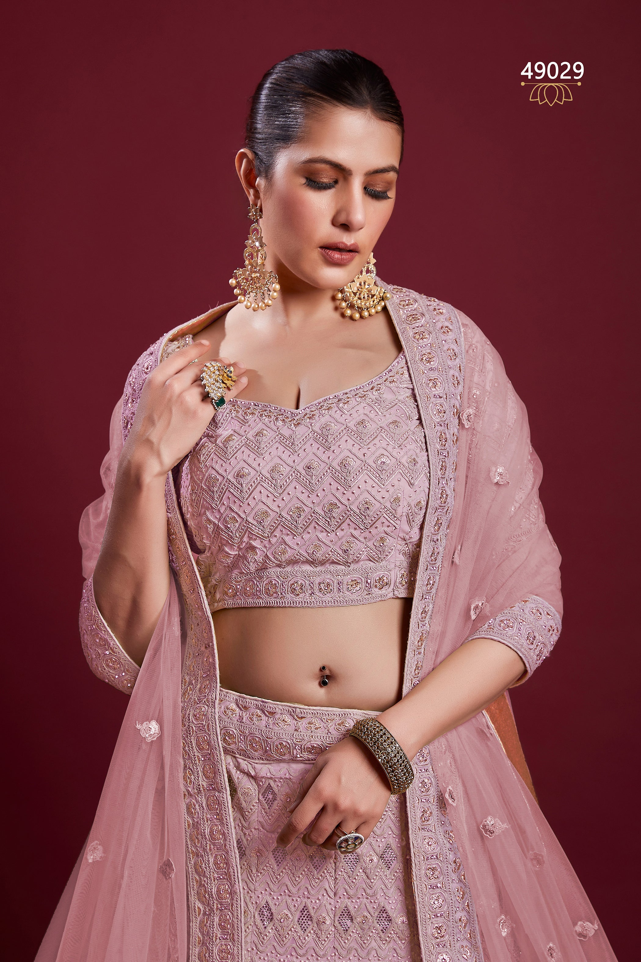 Poshak Vol 6 Designer Occasion Wear Lehenga D.No 49029