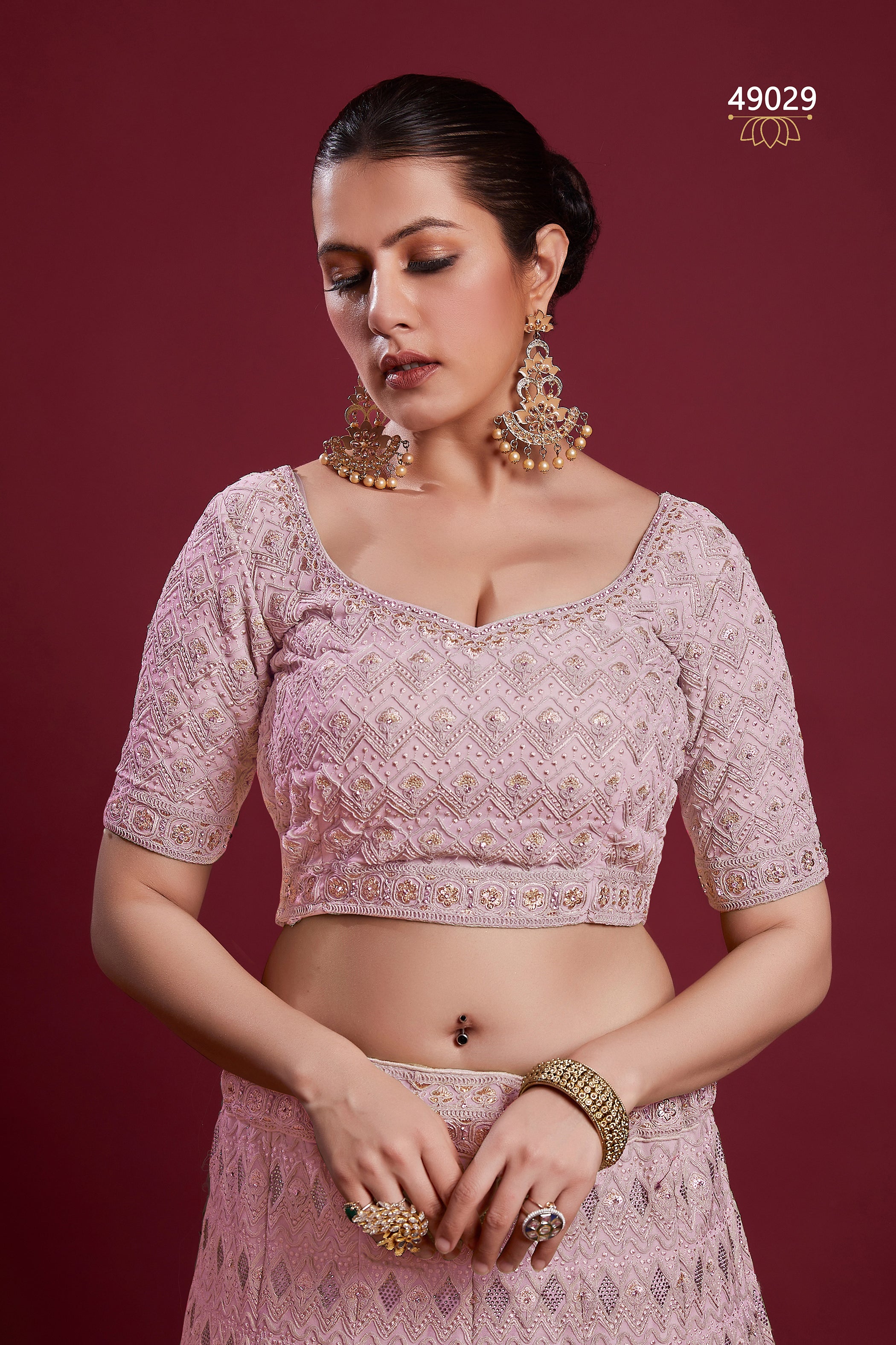 Poshak Vol 6 Designer Occasion Wear Lehenga D.No 49029