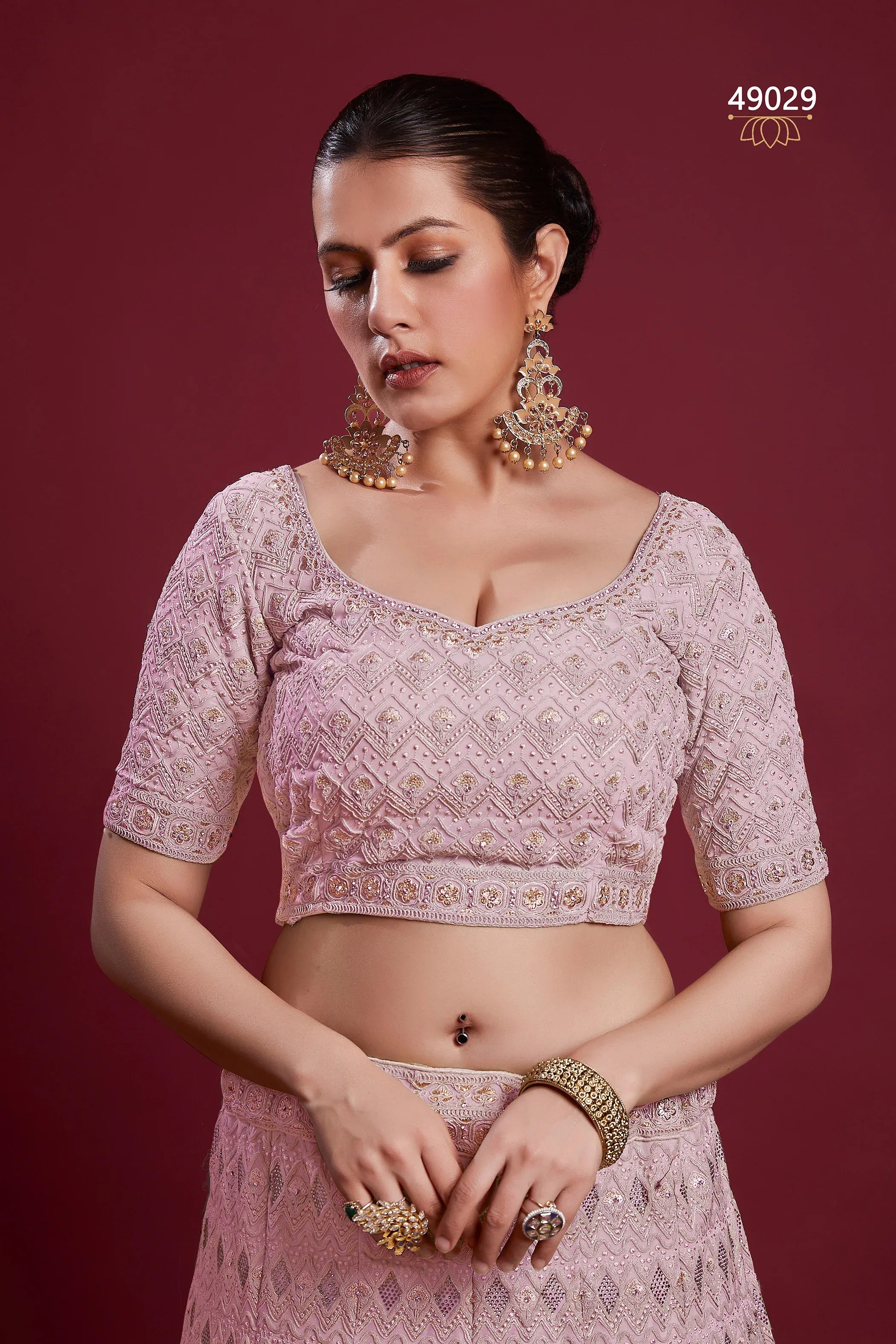 Poshak Vol 6 Designer Occasion Wear Lehenga D.No 49029 - Anant Exports