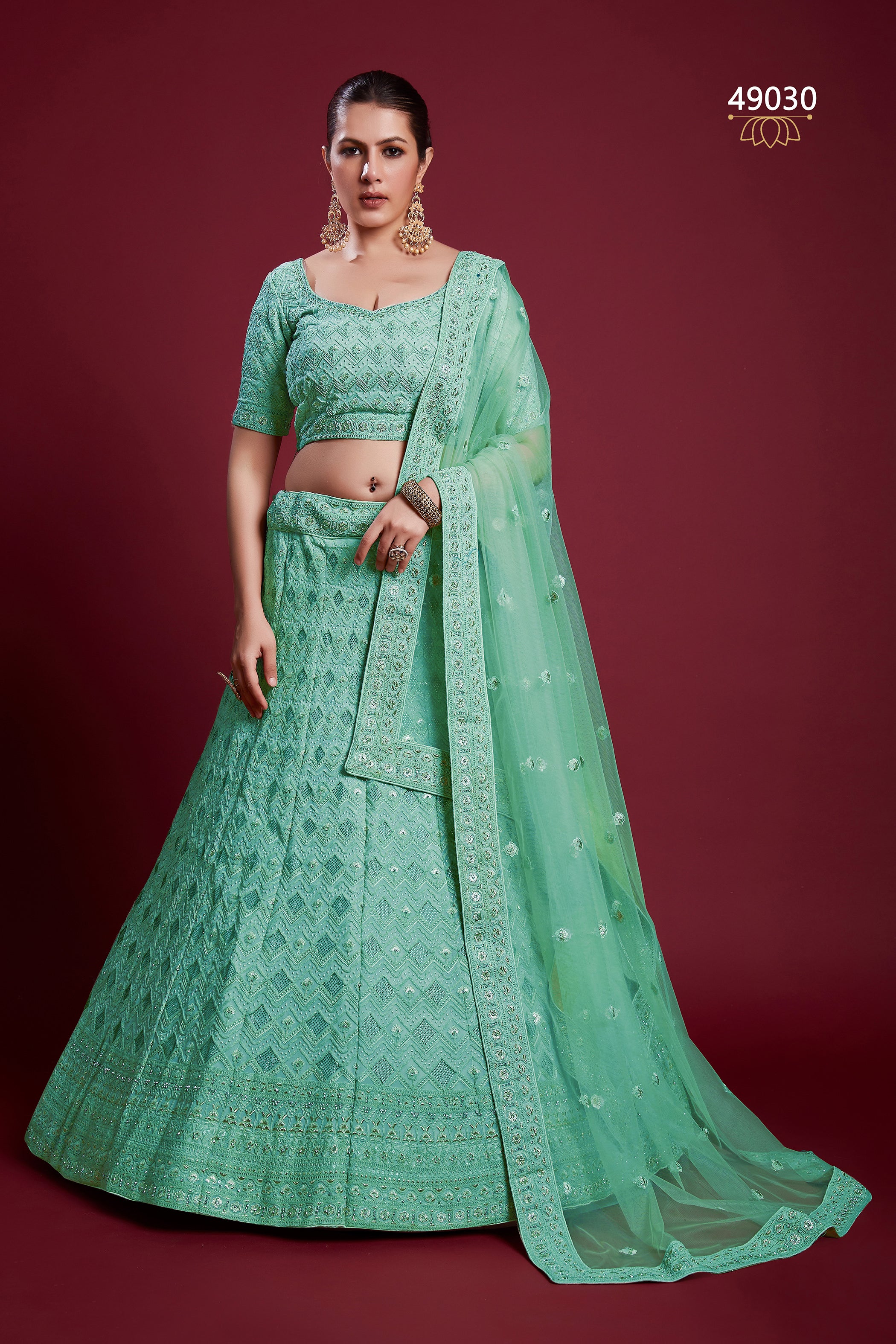 Poshak Vol 6 Designer Occasion Wear Lehenga D.No 49030