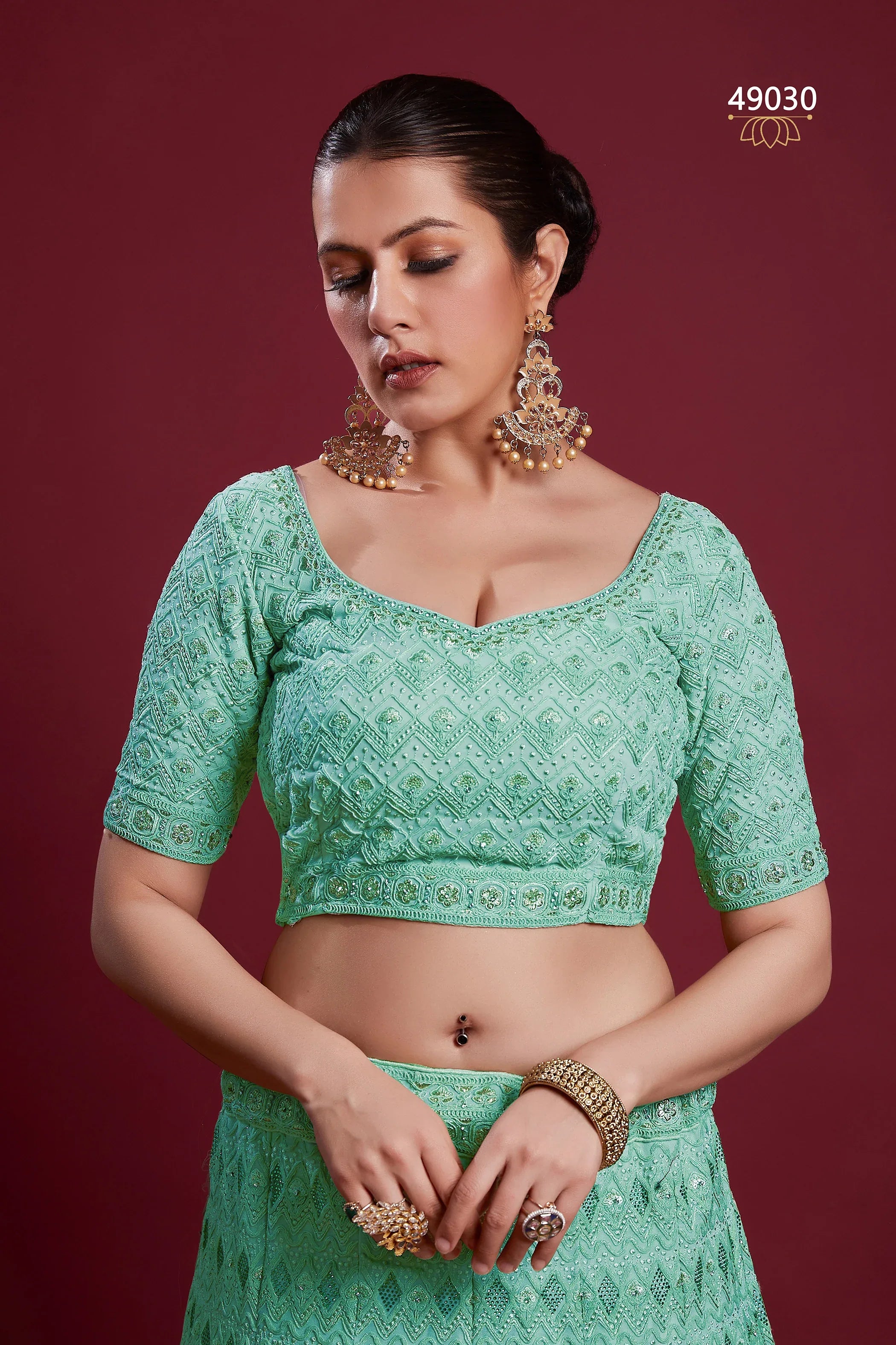 Poshak Vol 6 Designer Occasion Wear Lehenga D.No 49030 - Anant Exports