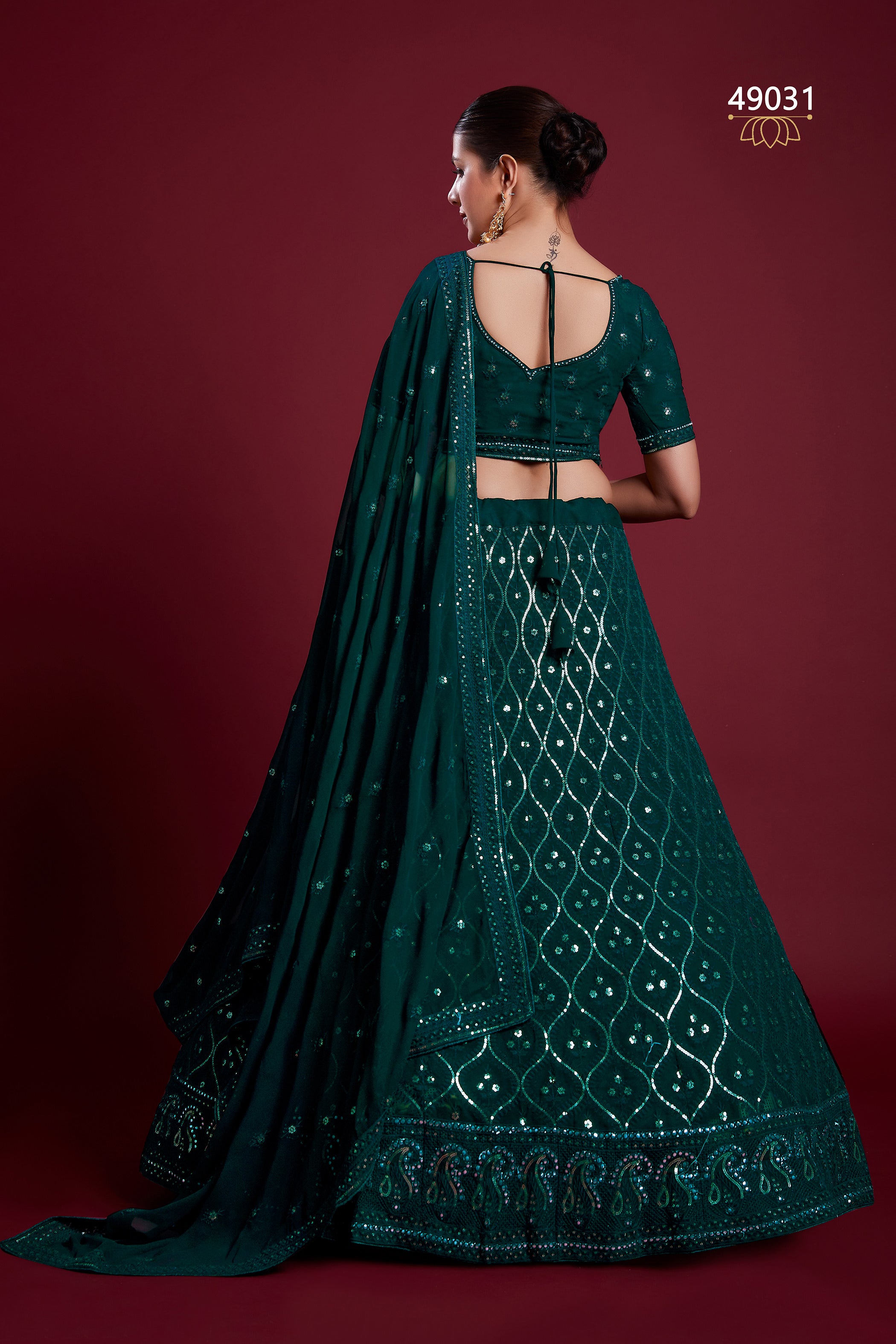 Poshak Vol 6 Designer Occasion Wear Lehenga D.No 49031
