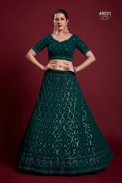 Poshak Vol 6 Designer Occasion Wear Lehenga D.No 49031 - Anant Exports