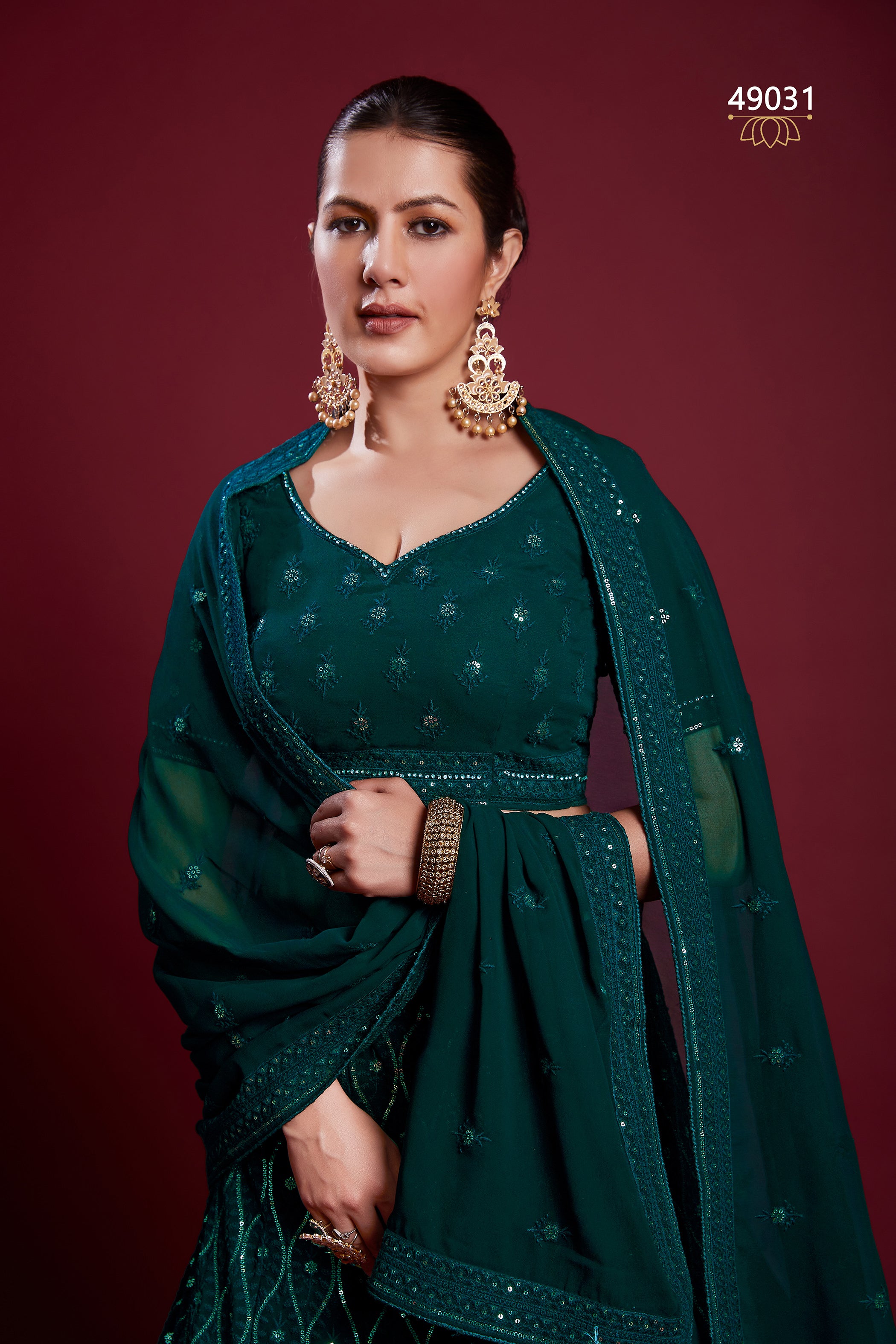 Poshak Vol 6 Designer Occasion Wear Lehenga D.No 49031