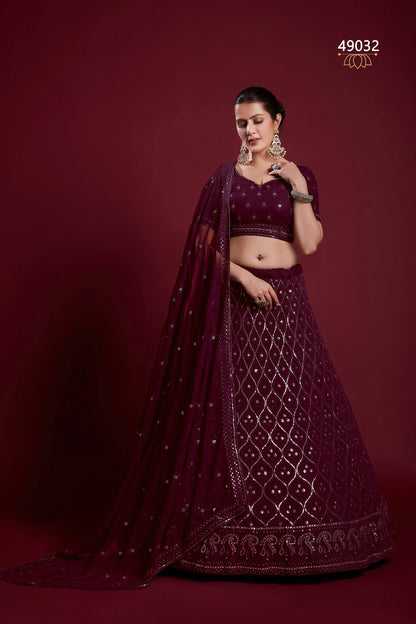 Poshak Vol 6 Designer Occasion Wear Lehenga D.No 49032 - Anant Exports