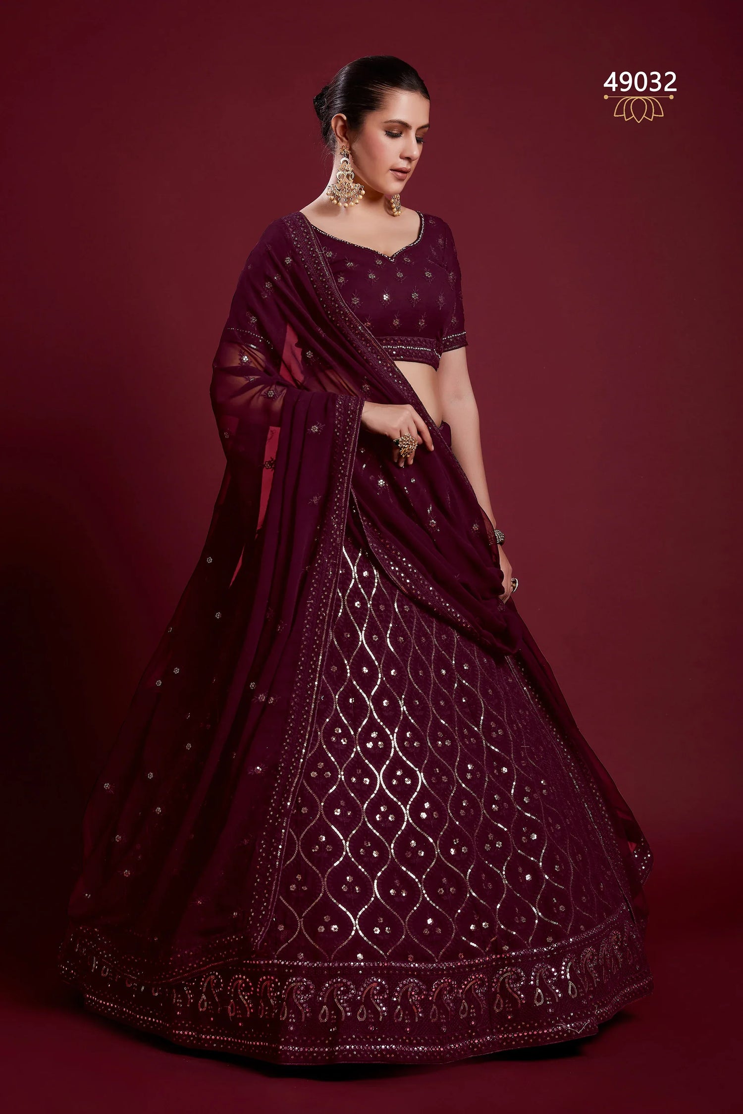 Poshak Vol 6 Designer Occasion Wear Lehenga D.No 49032 - Anant Exports