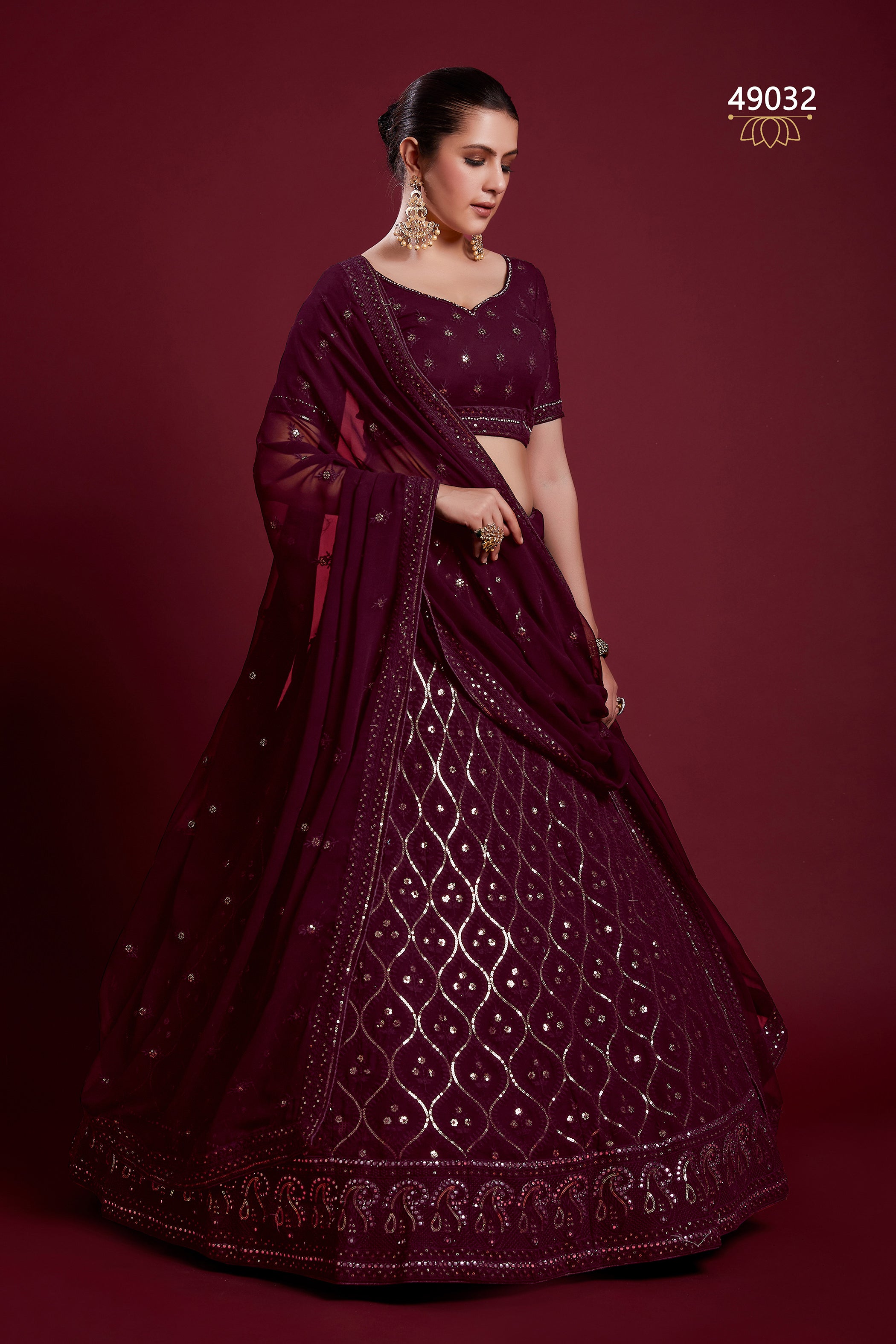 Poshak Vol 6 Designer Occasion Wear Lehenga D.No 49032