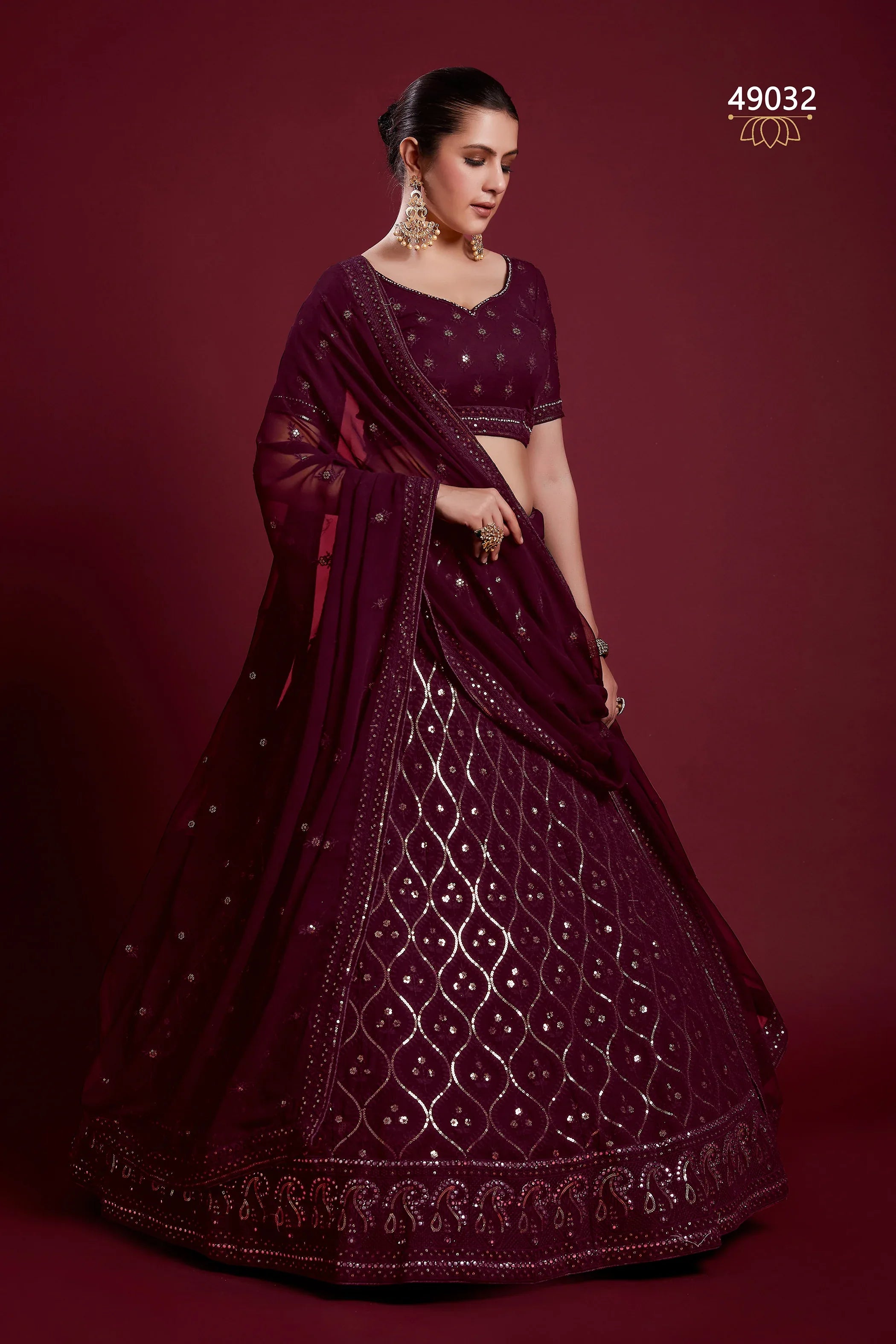 Poshak Vol 6 Designer Occasion Wear Lehenga D.No 49032 - Anant Exports
