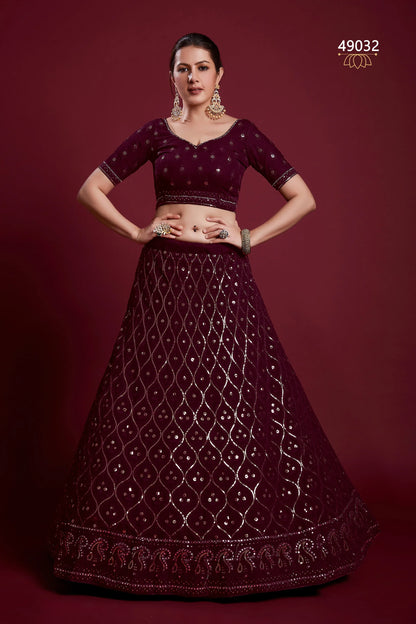 Poshak Vol 6 Designer Occasion Wear Lehenga D.No 49032 - Anant Exports