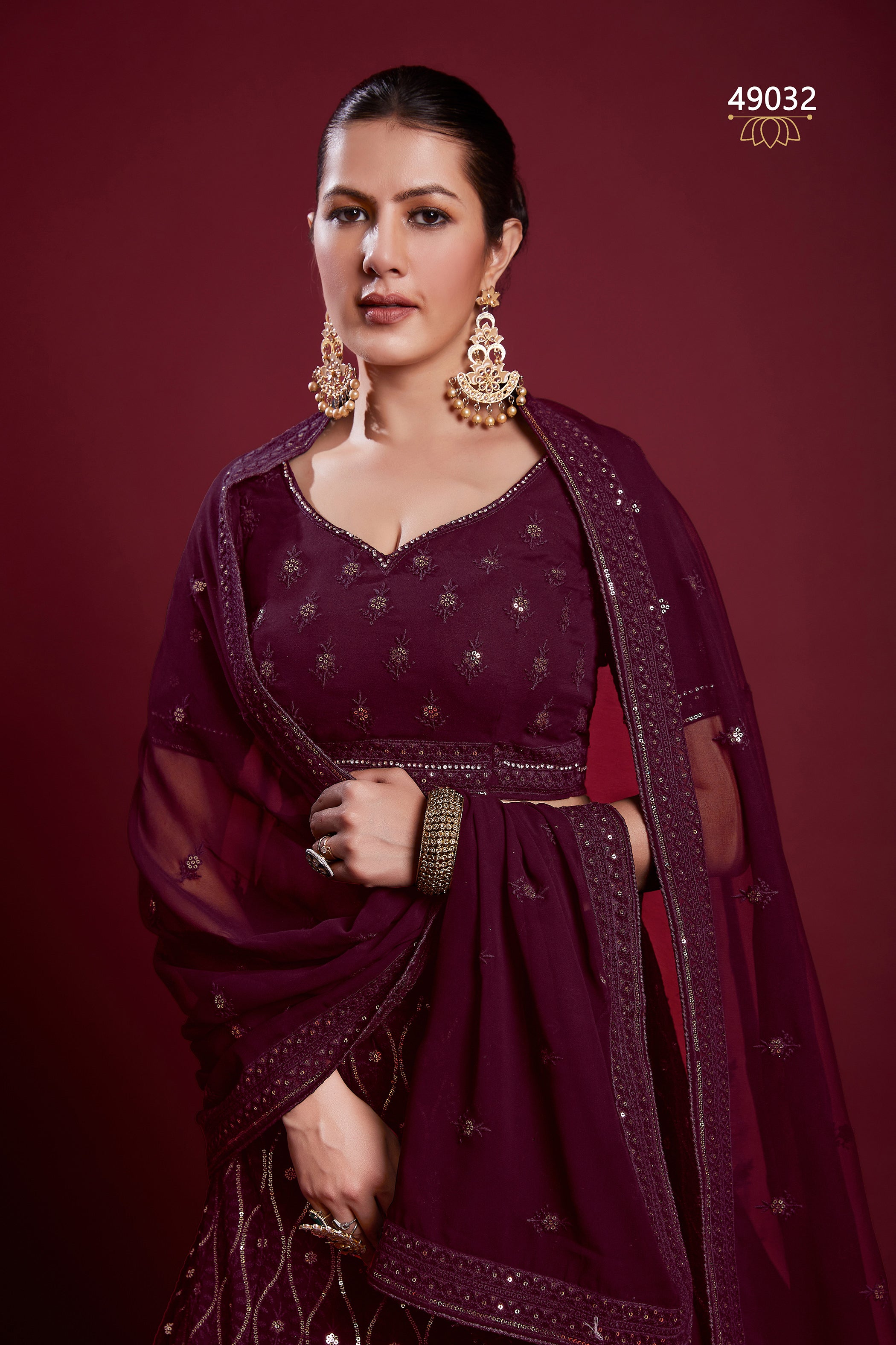 Poshak Vol 6 Designer Occasion Wear Lehenga D.No 49032